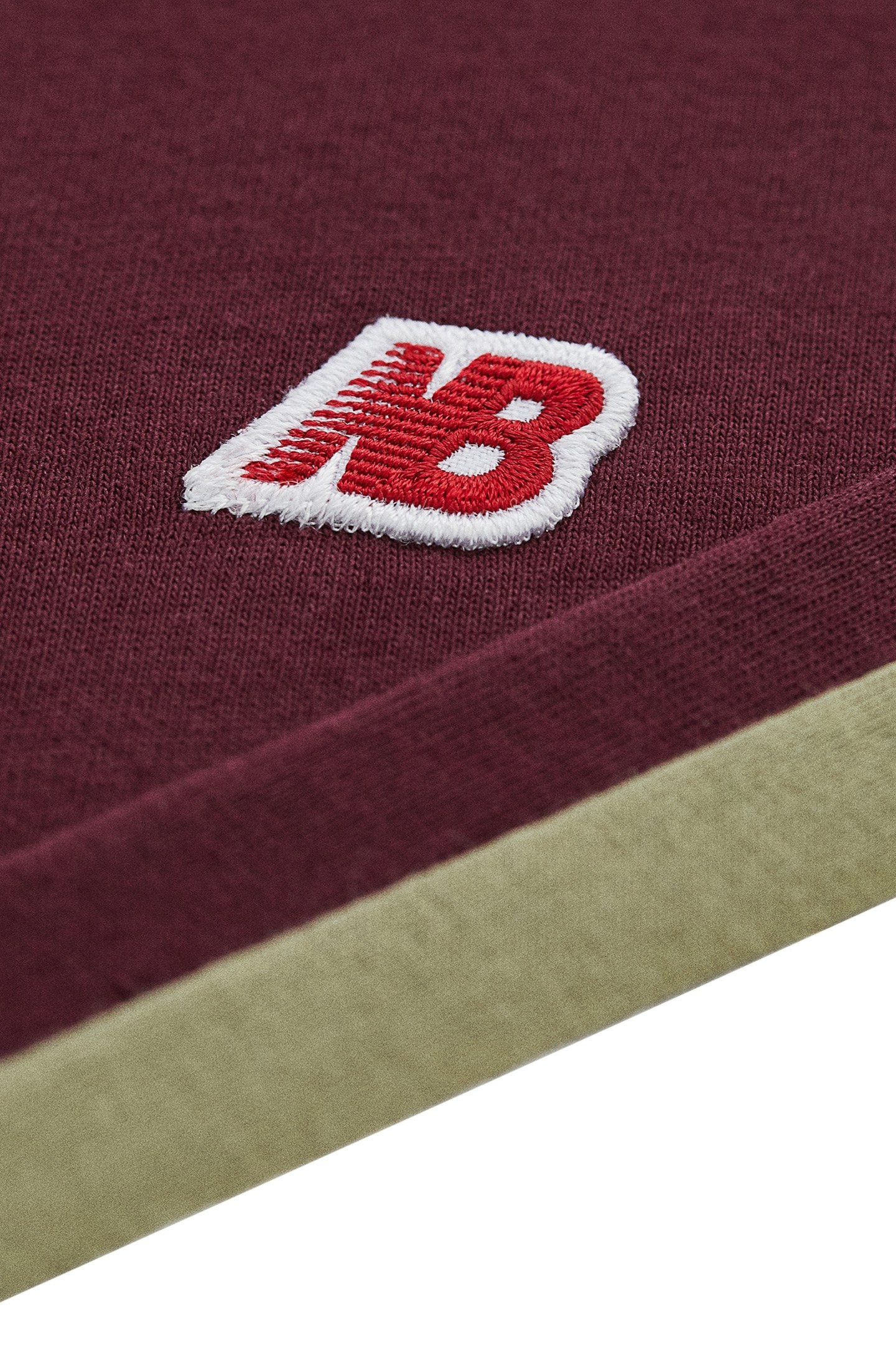 MADE IN USA CORE LONG SLEEVE T NBBURGDY 2