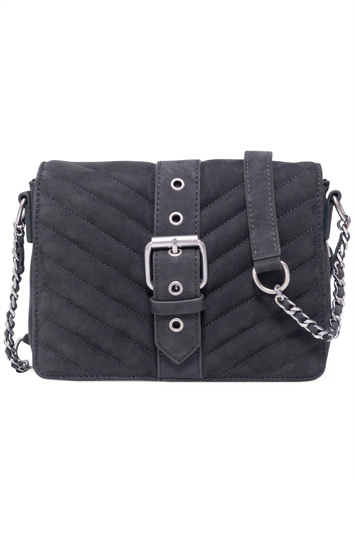 1440 STEWARD BAG GREY NUBUCK LEATHER 1