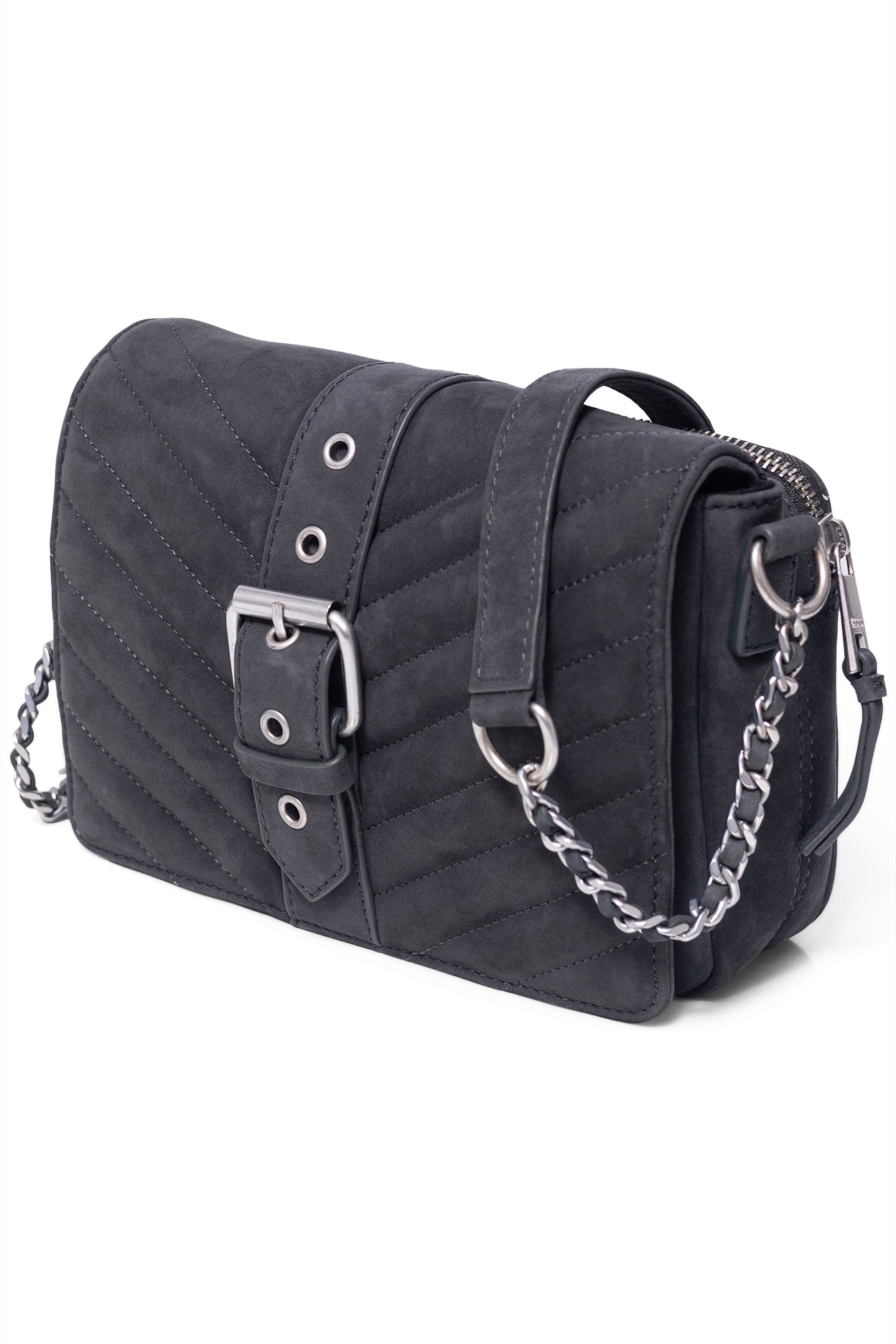 1440 STEWARD BAG GREY NUBUCK LEATHER 4