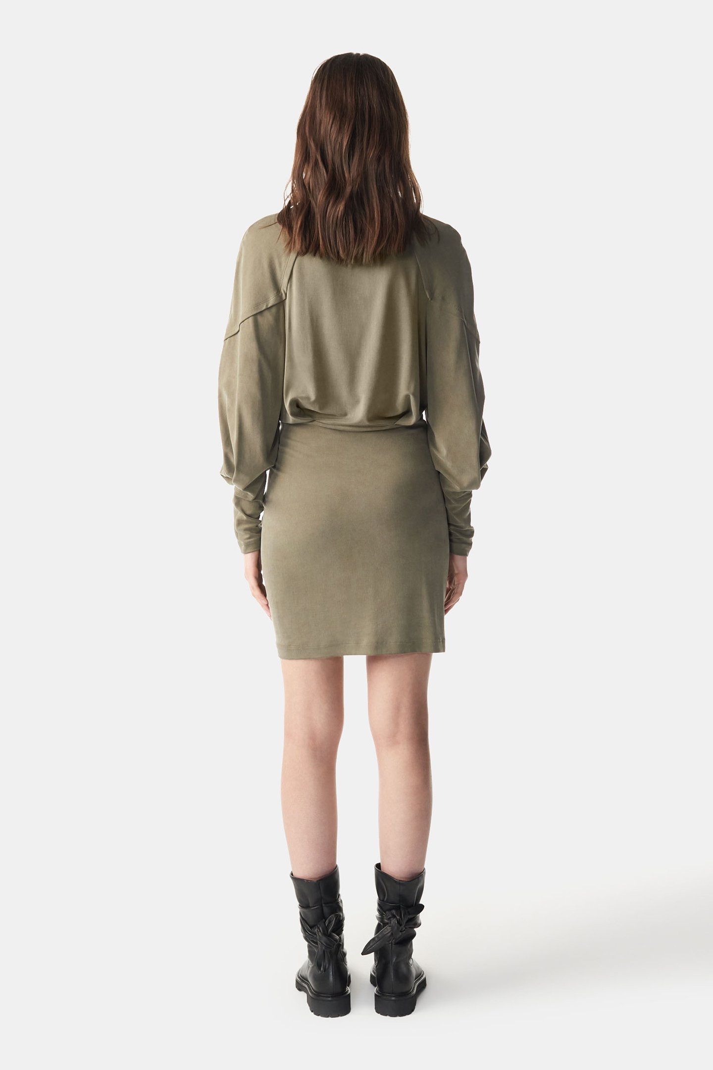 ELODY DRESS LIGHT KHAKI 2