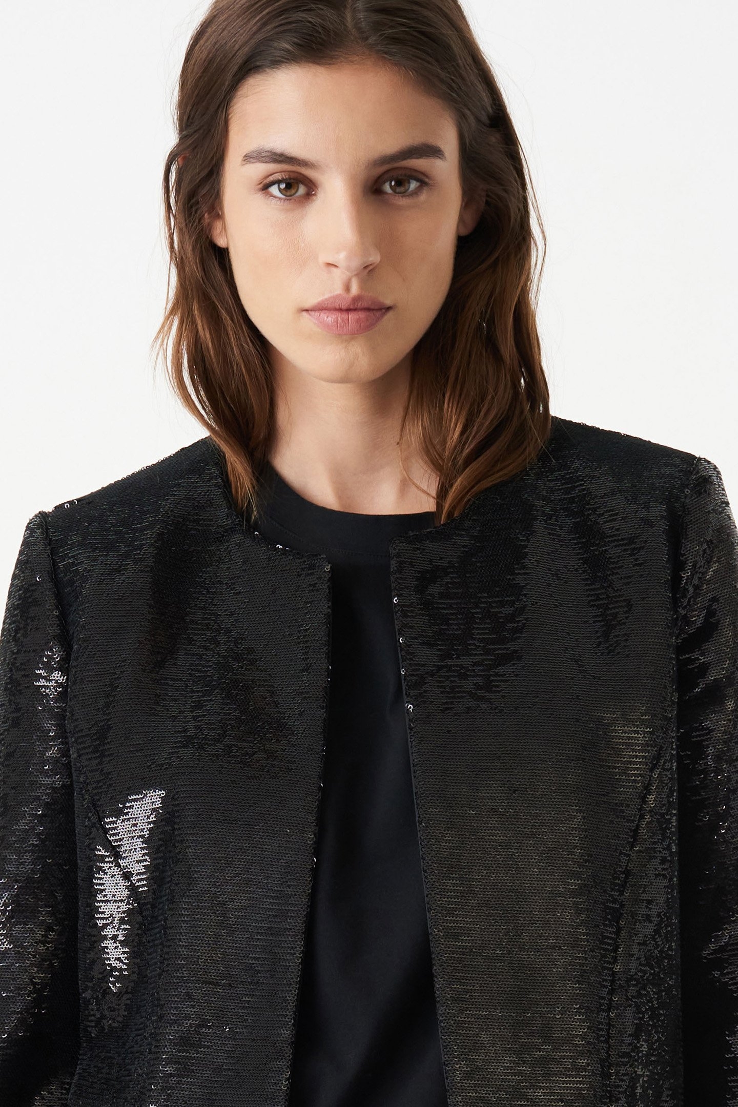 CHOLENA JACKET BLACK SEQUINS 5