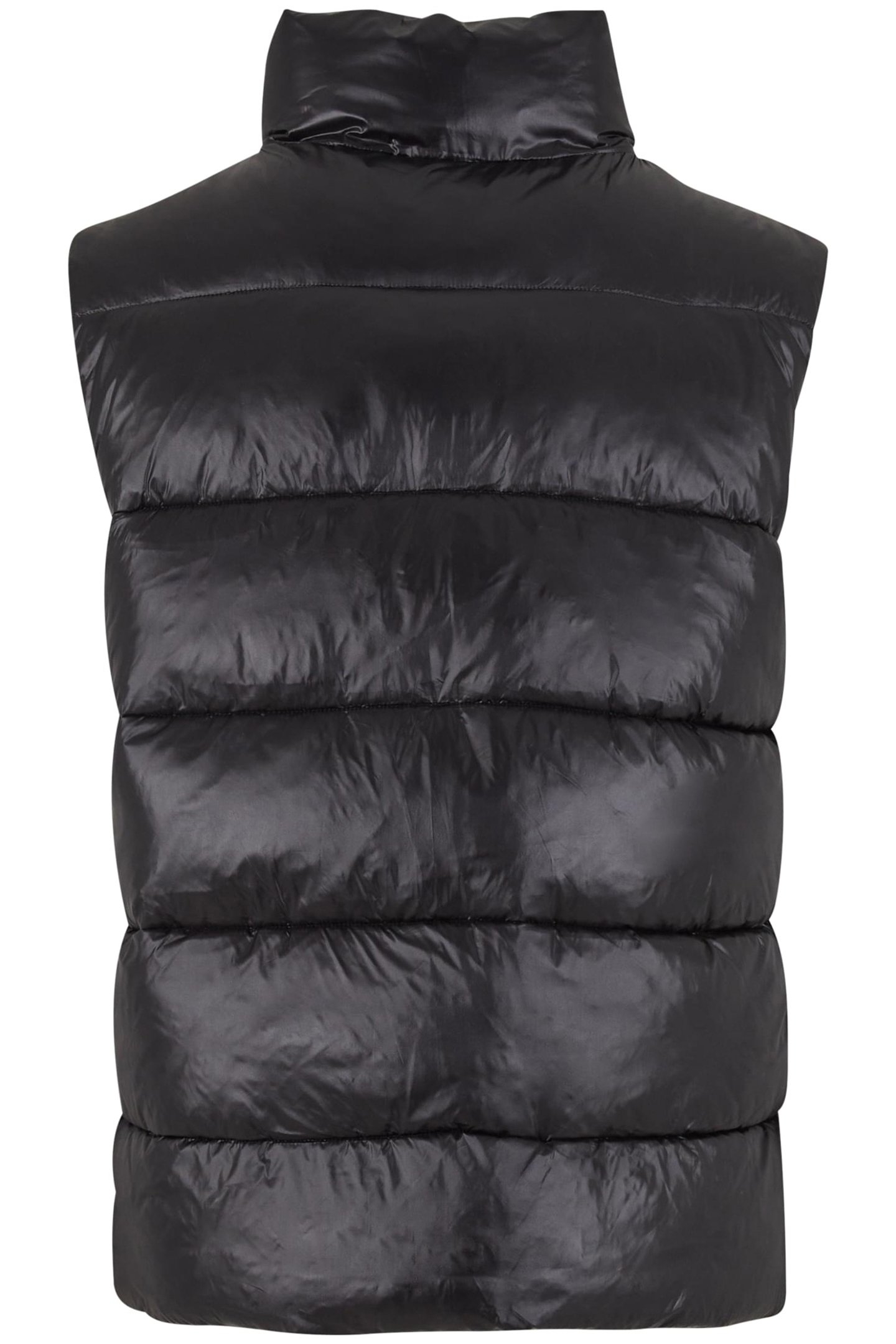 RECYCLED BIG PUFFER VEST BLACK 2