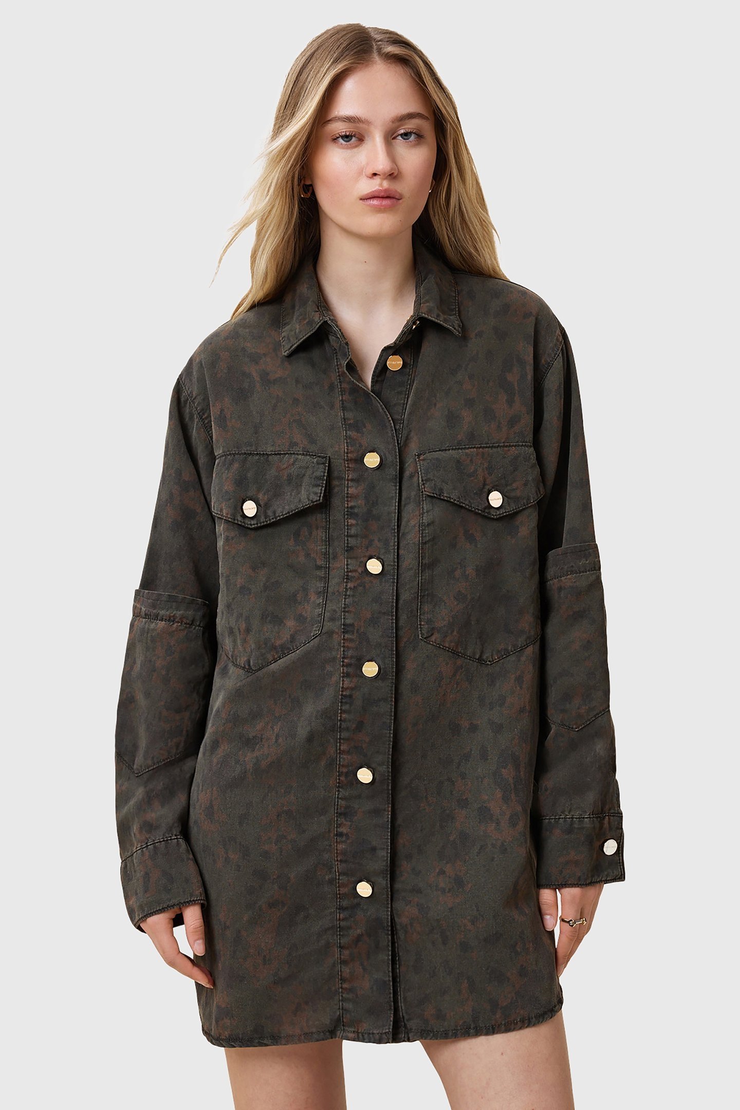 FAYE SHACKET DRESS STYX LEO GREEN 1