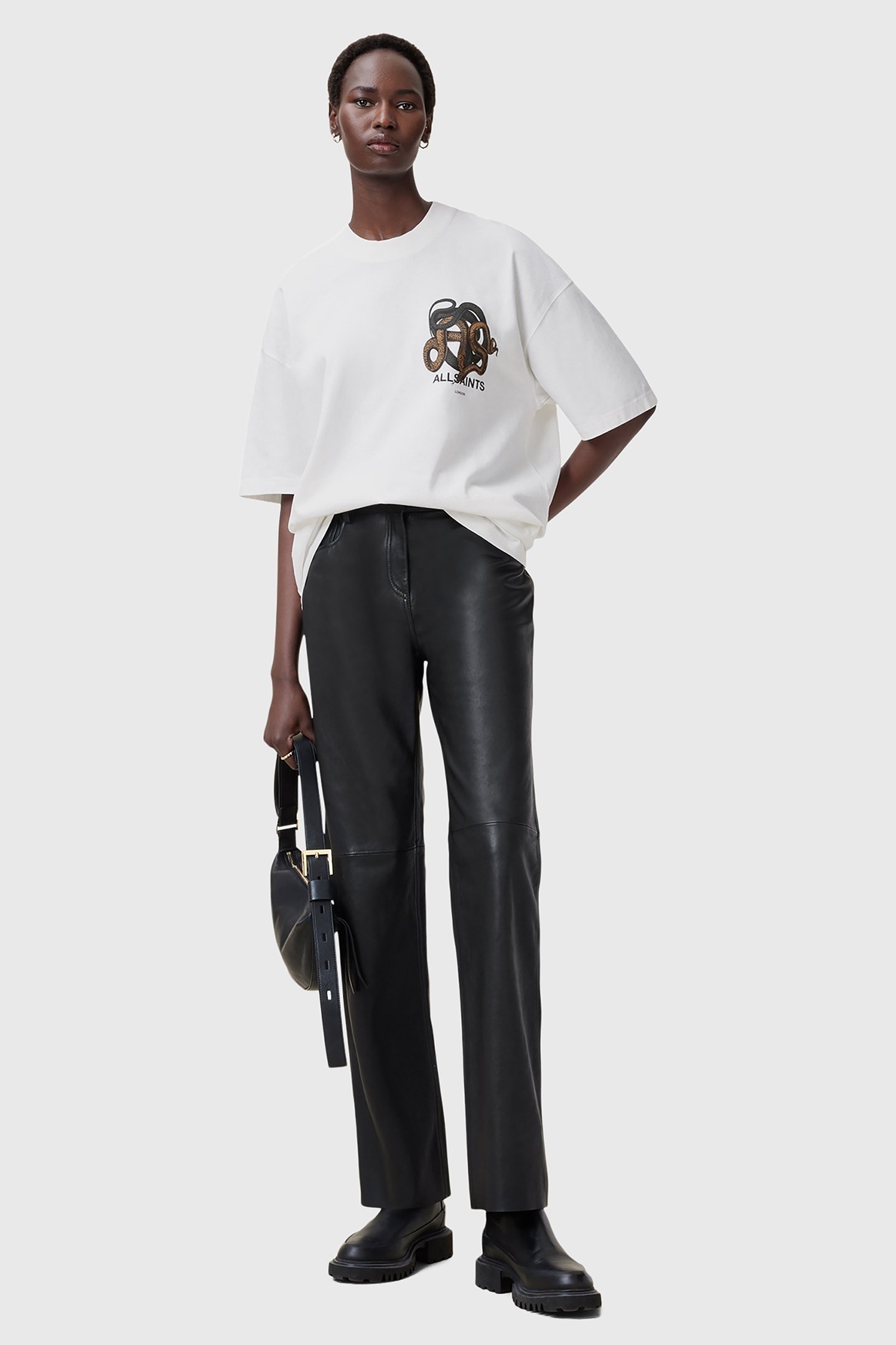 RETICULATE ETTA TEE CHALK WHITE 5