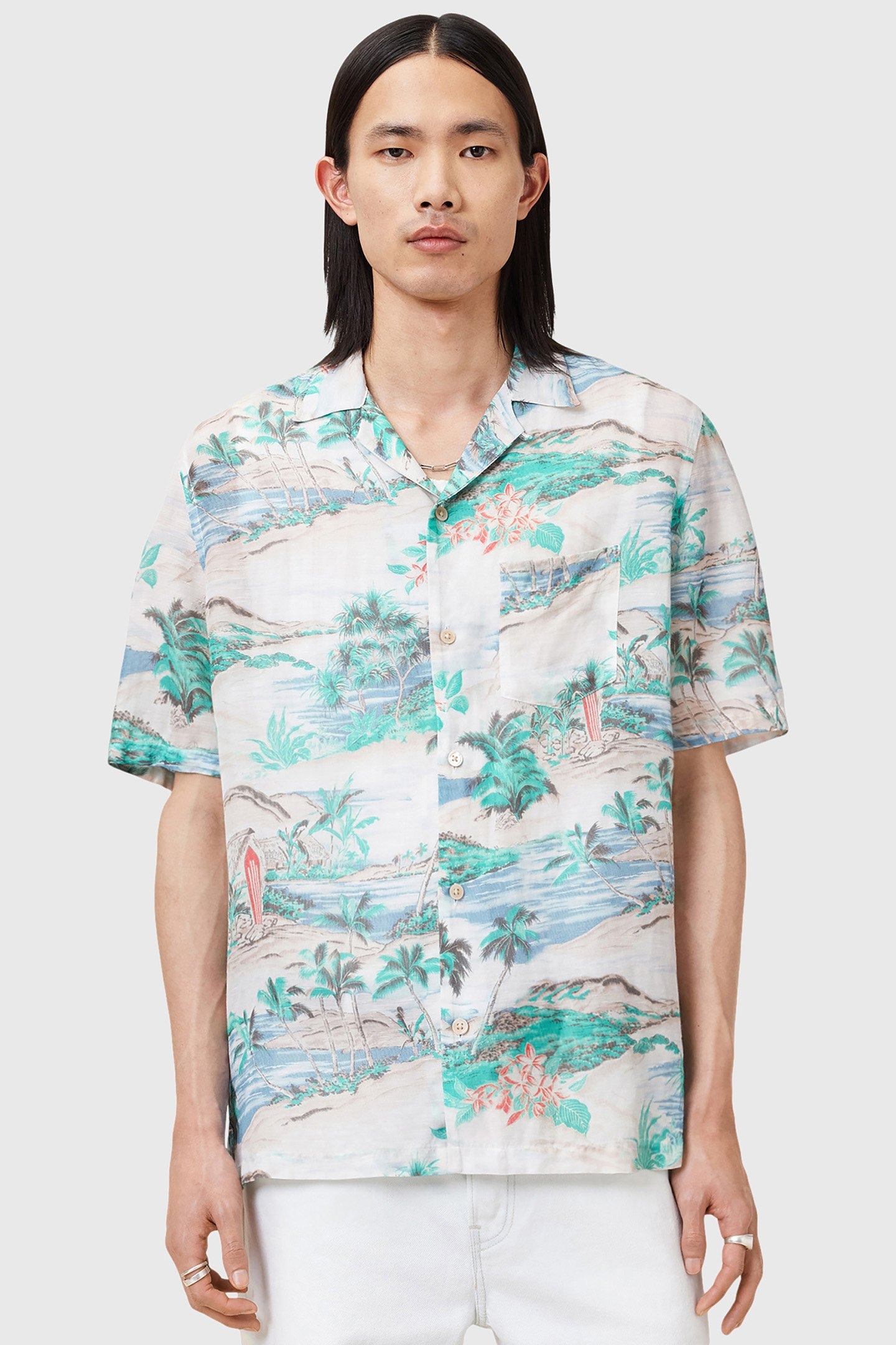 BIARRITZ SS SHIRT FROSTED WHITE 1