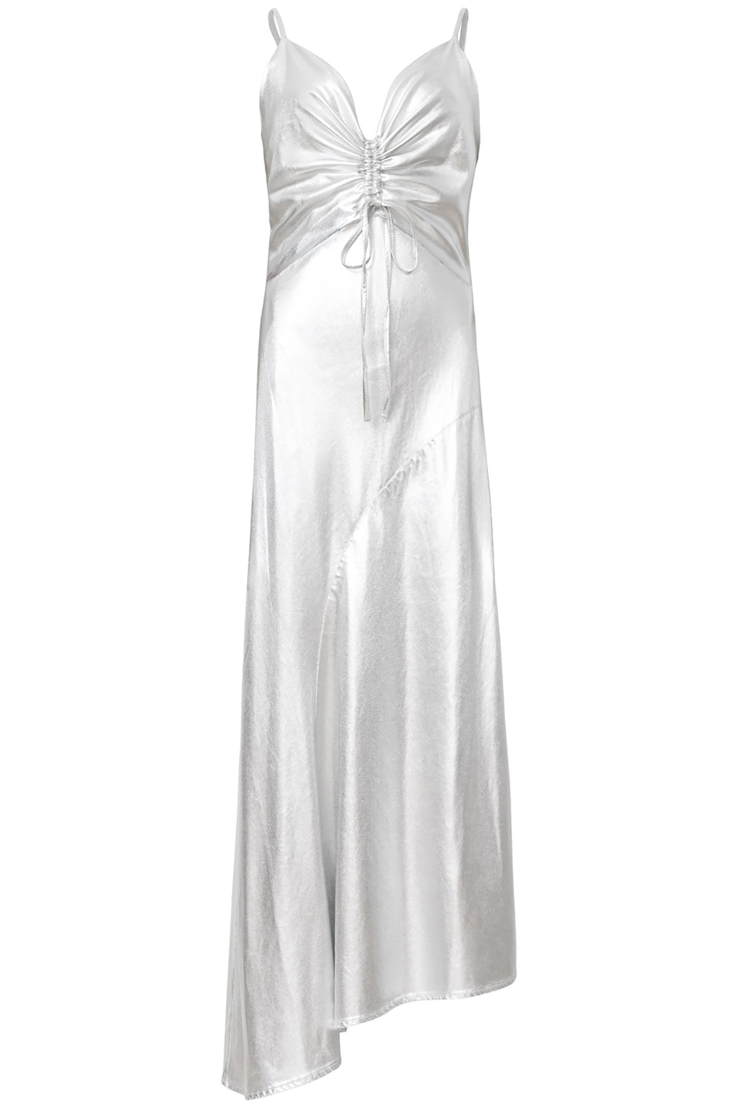 ALEXIA DRESS METALLIC SILVER 3