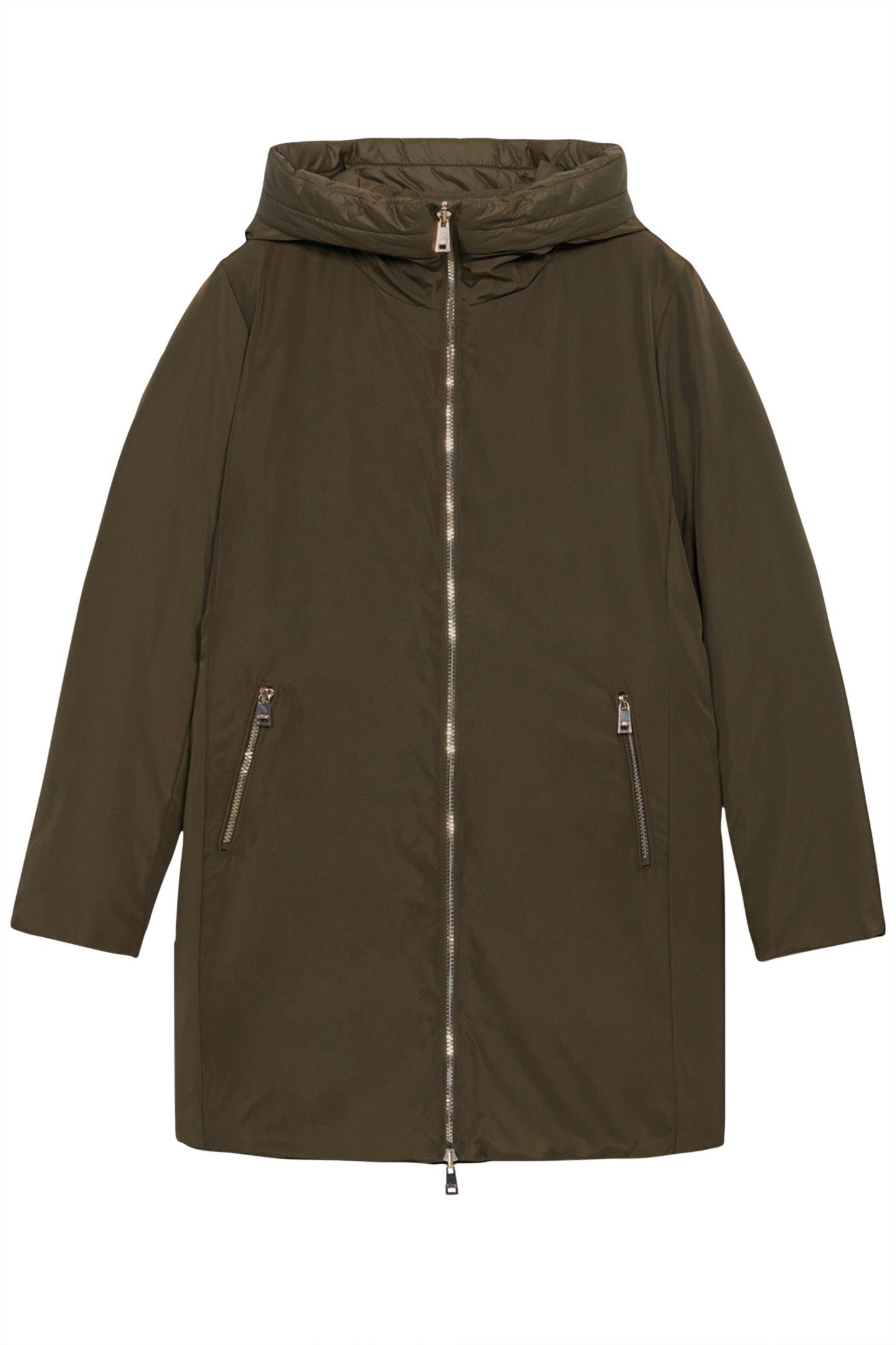 REVERSIBLE PARKA WITH HOOD GREEN 3