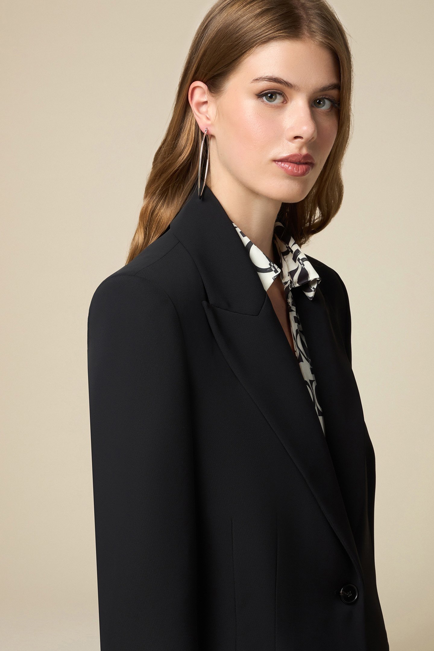 SINGLE-BREASTED BLAZER BLACK 4