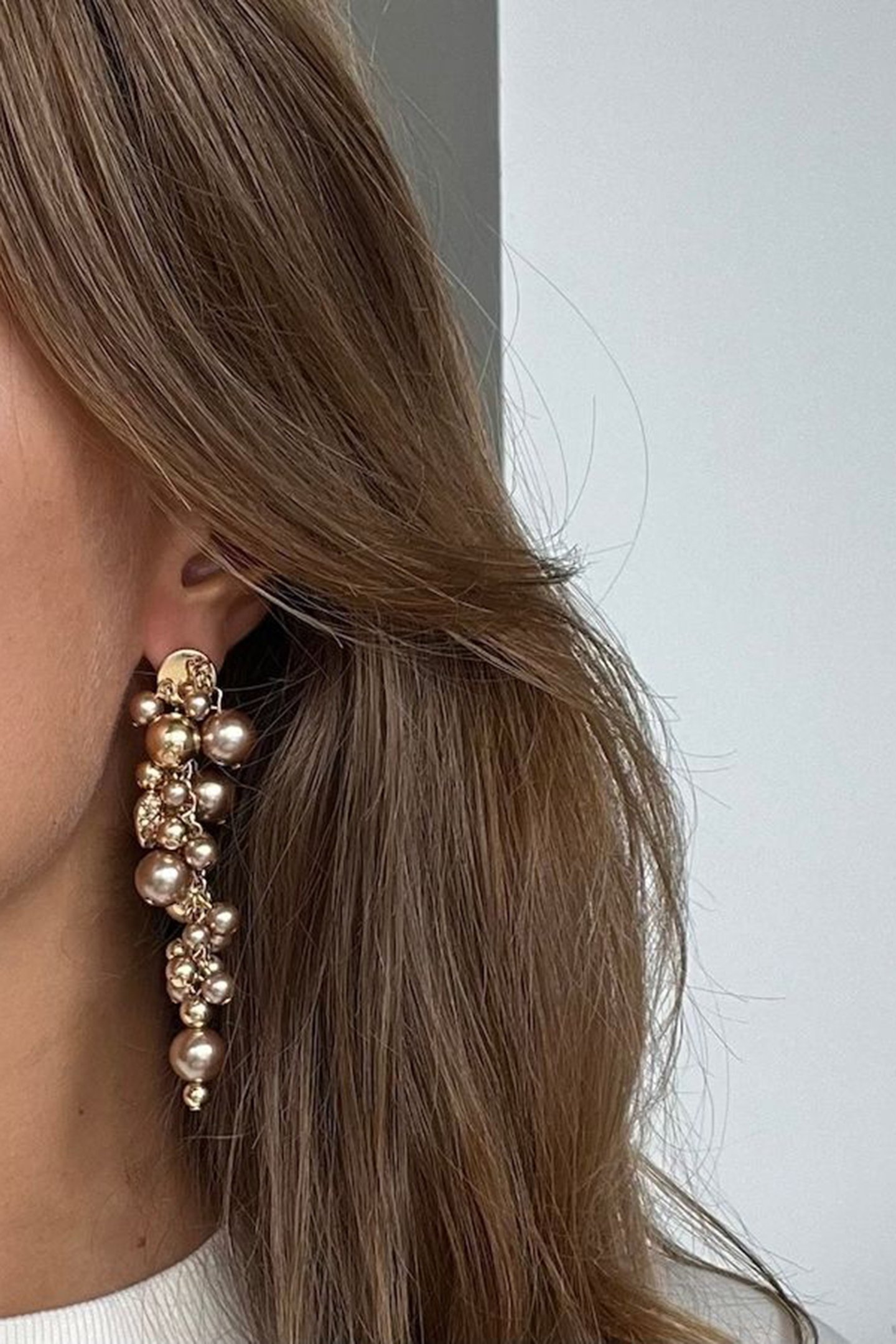 ULTIMATE PEARL EARRINGS GOLD - SMALL 2