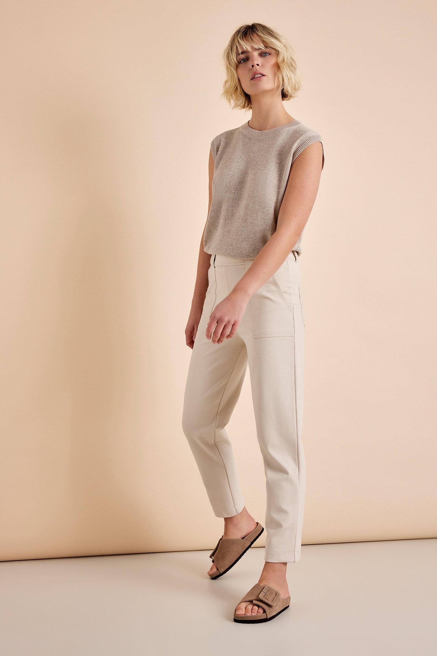 MARION PANTS BUTTERMILK 5