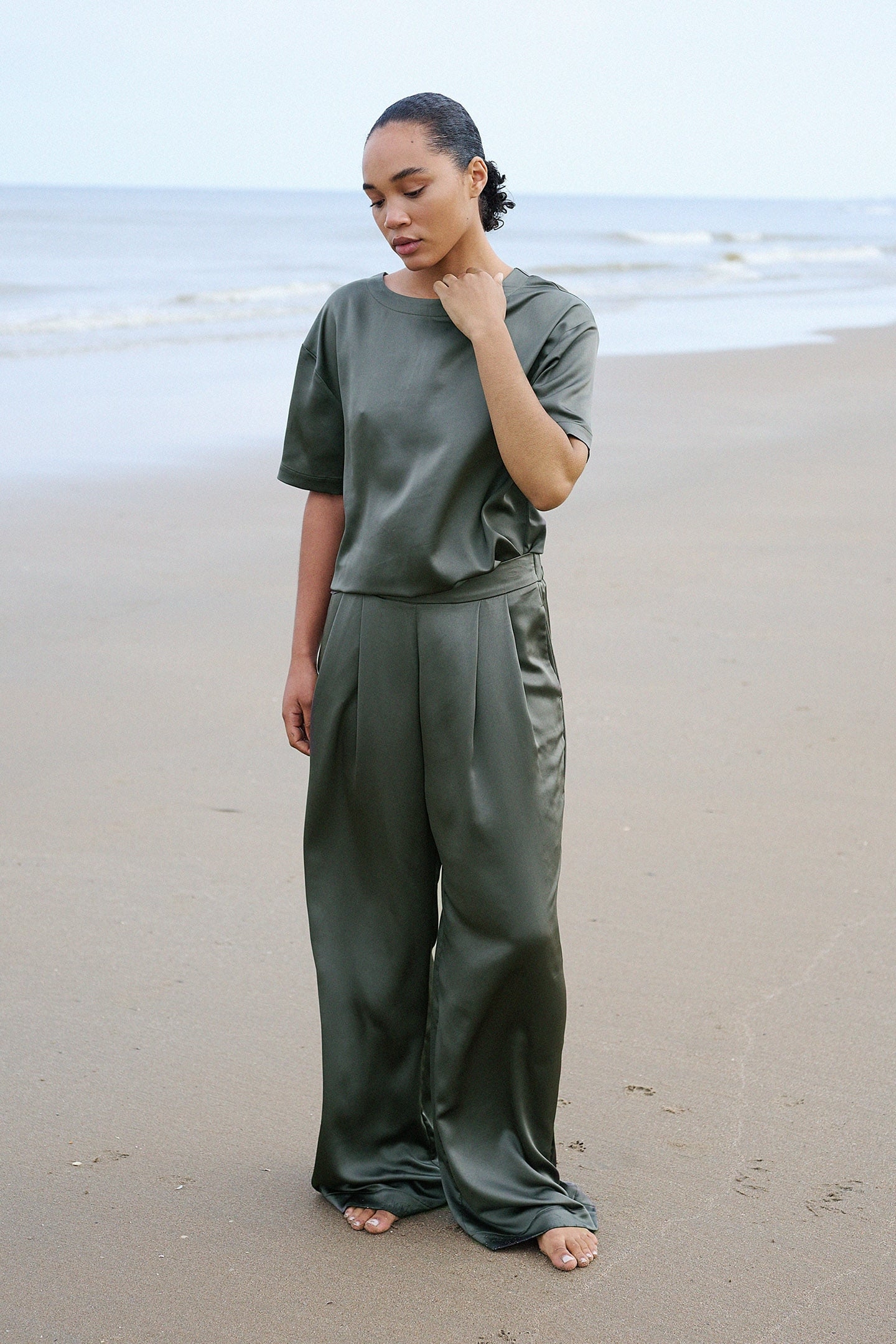 DEYNE PANTS DARK OLIVE 7