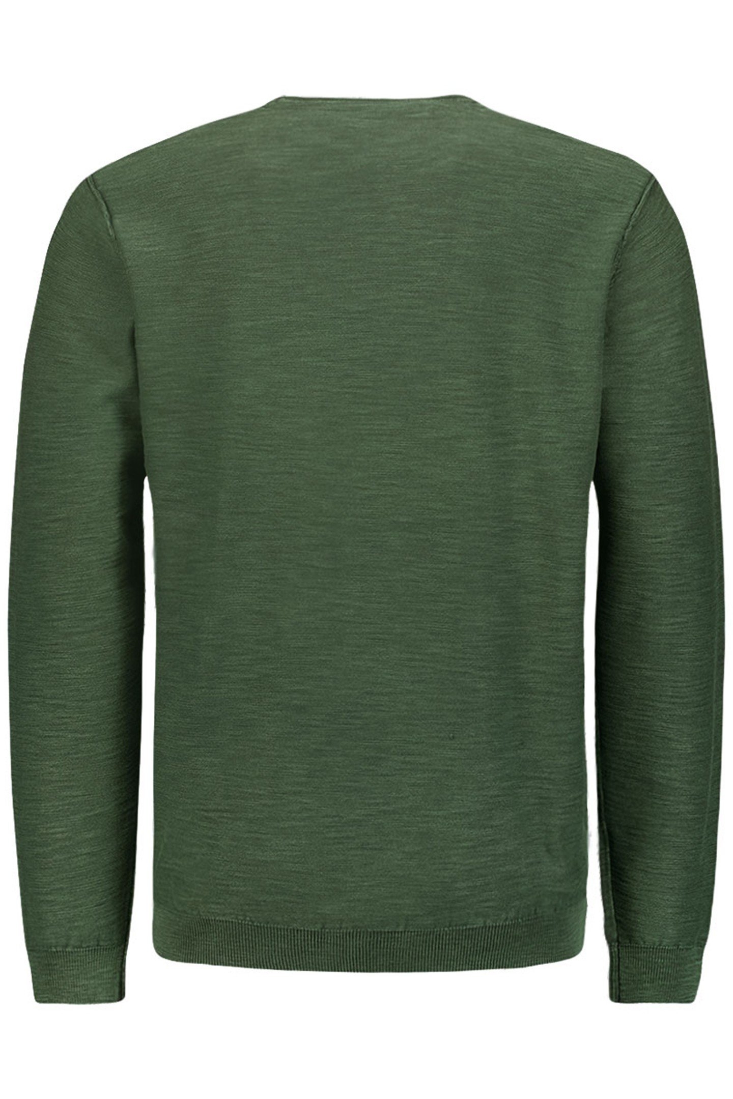 PULLOVER CREWNECK GARMENT DYED + STONE WASHED DARK GREEN 5