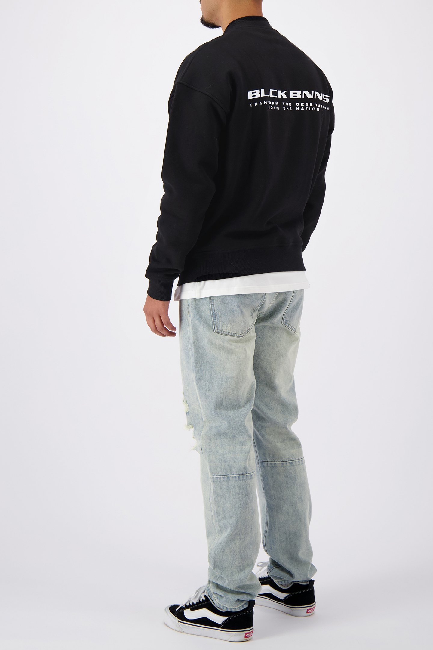 NATION CREWNECK BLACK 5