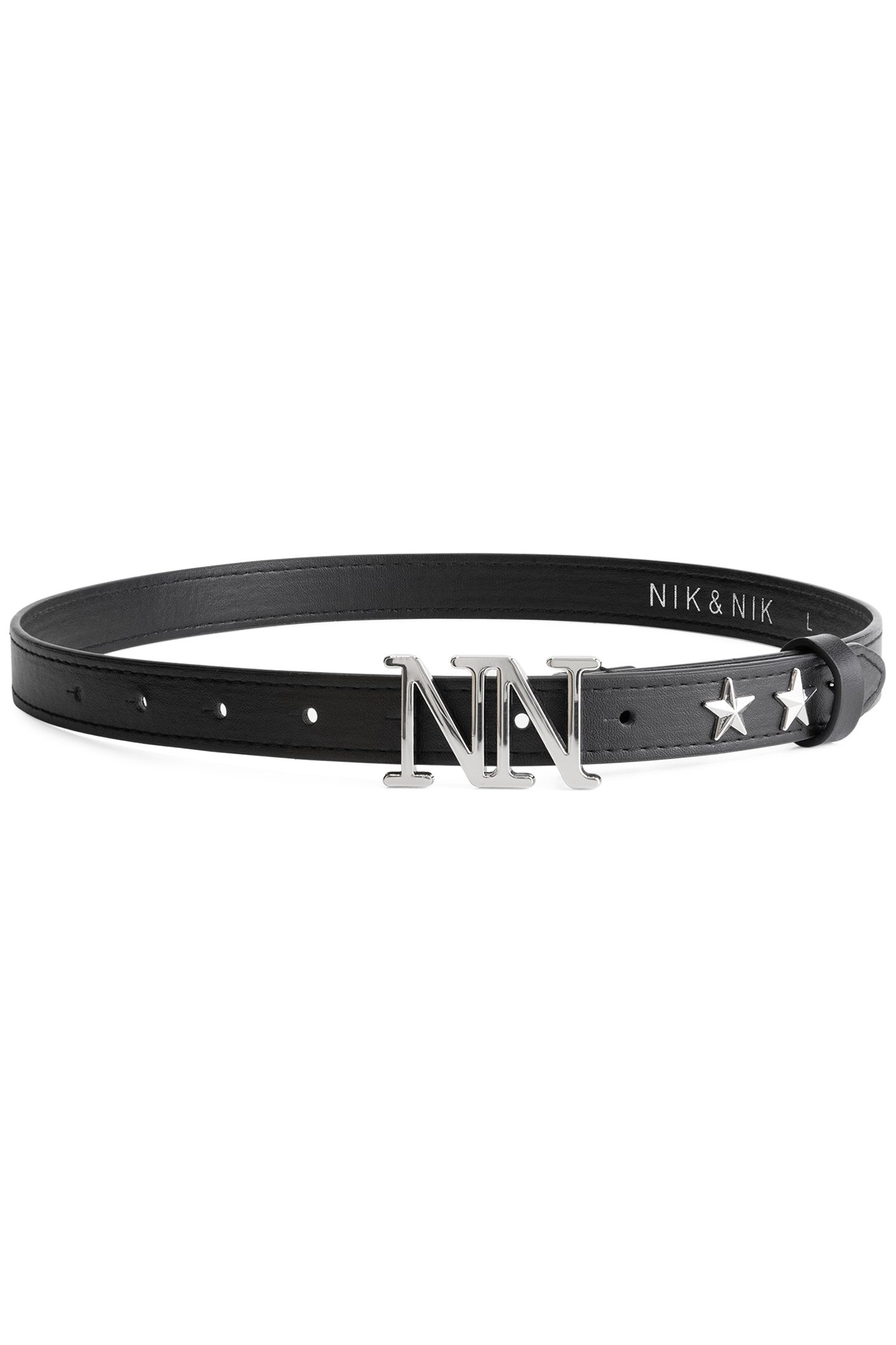 STAR BELT BLACK/SILVER 1