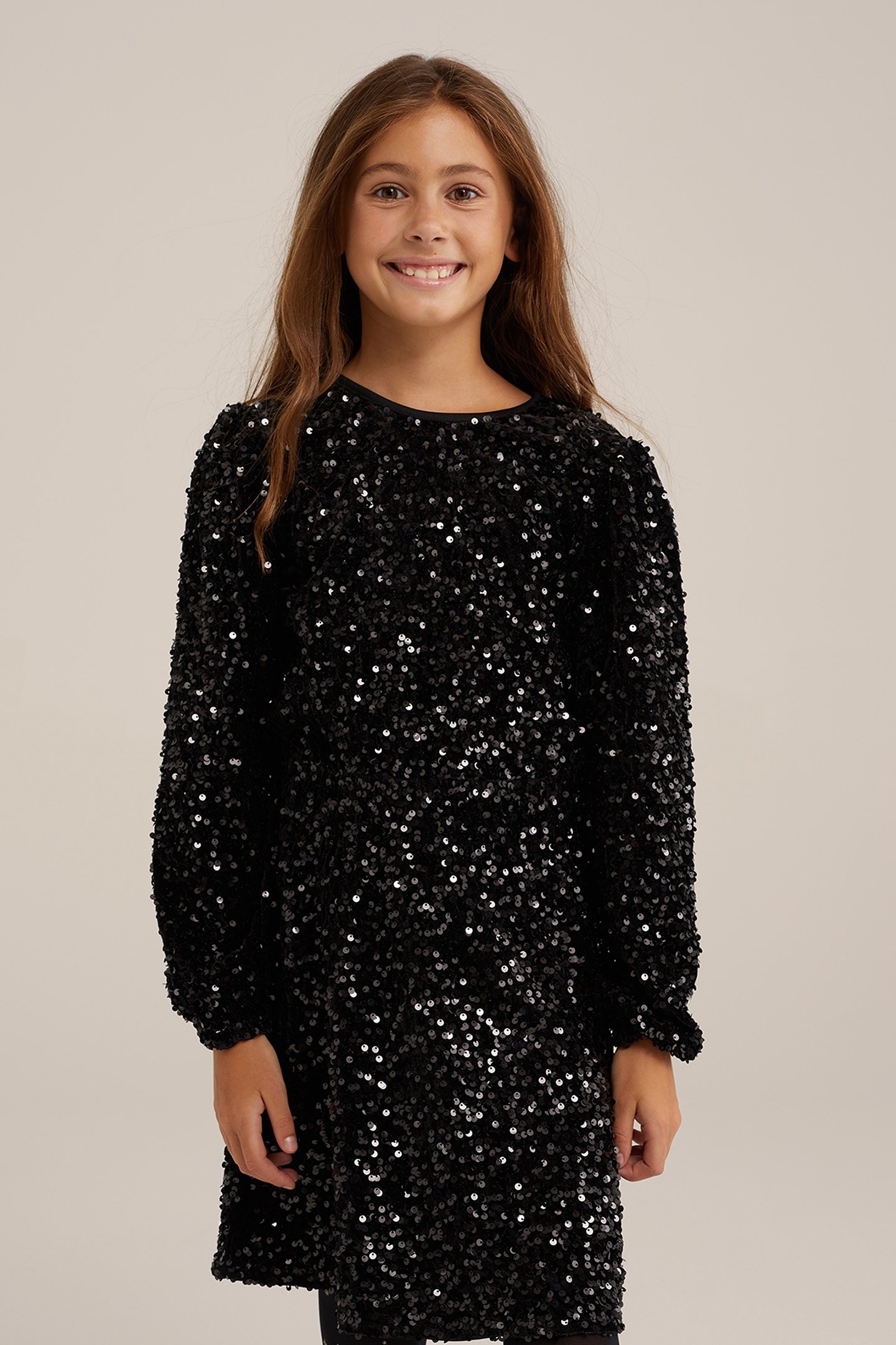 DRESS MID LENGTH BLACK 4