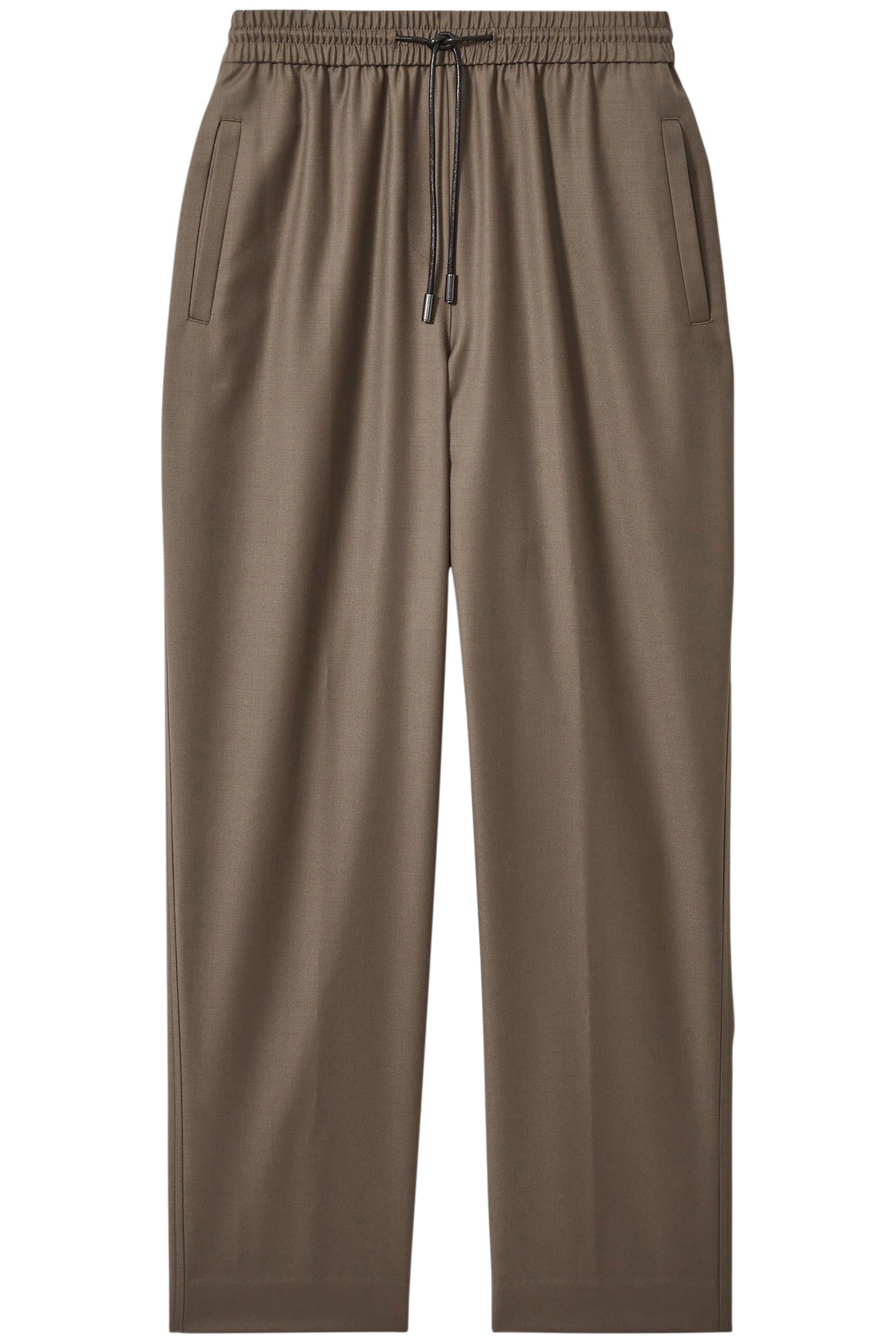 TIE WAIST TAPER TROUSER MINK NEUTRAL 3