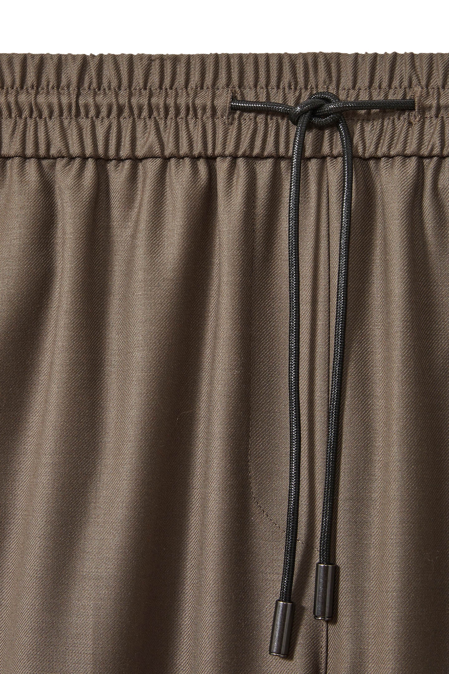 TIE WAIST TAPER TROUSER MINK NEUTRAL 6