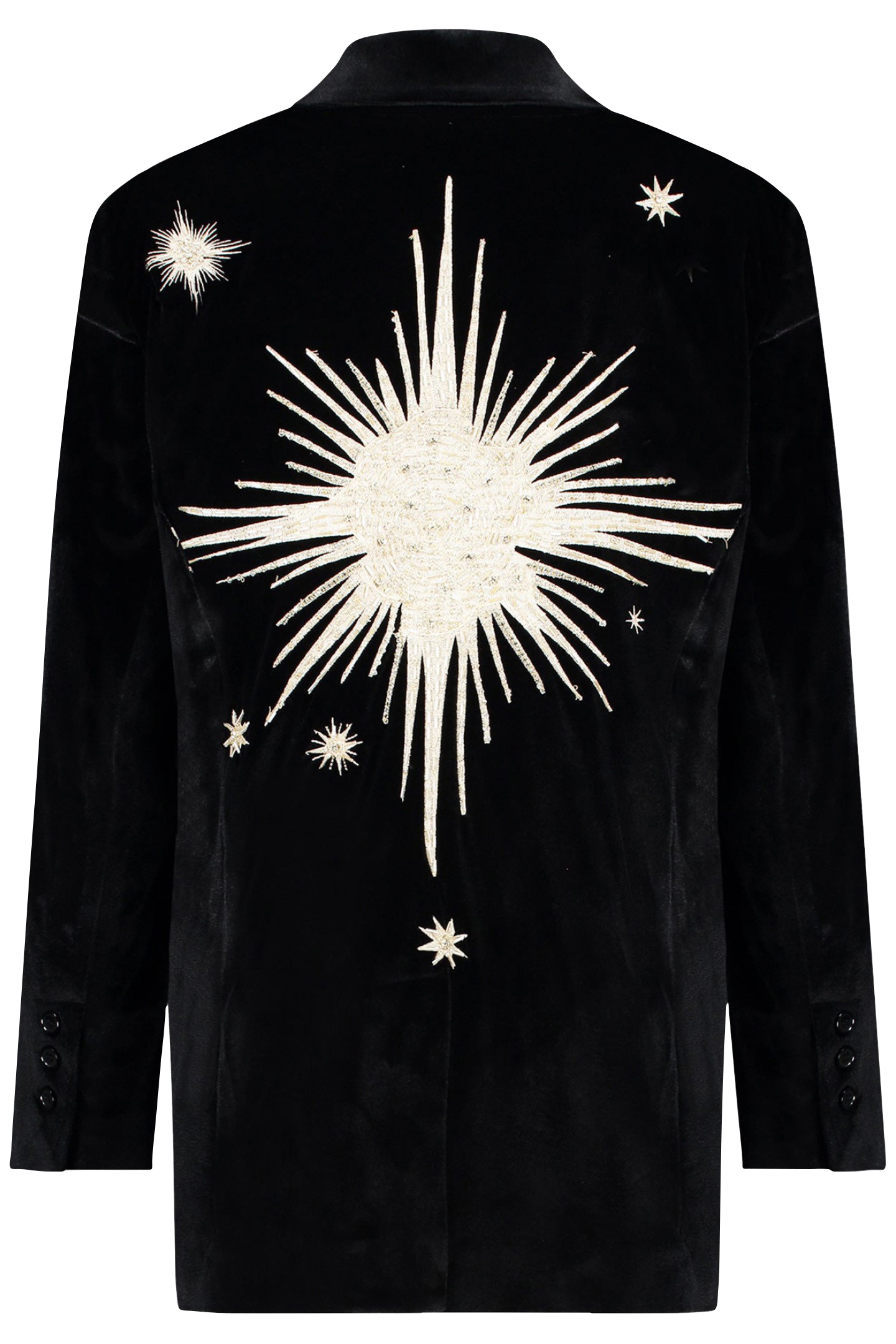 NATALIA VELVET BLAZER BLACK 2