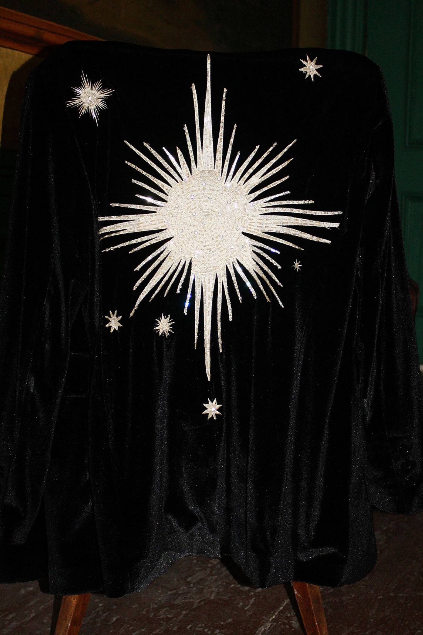 NATALIA VELVET BLAZER BLACK 4