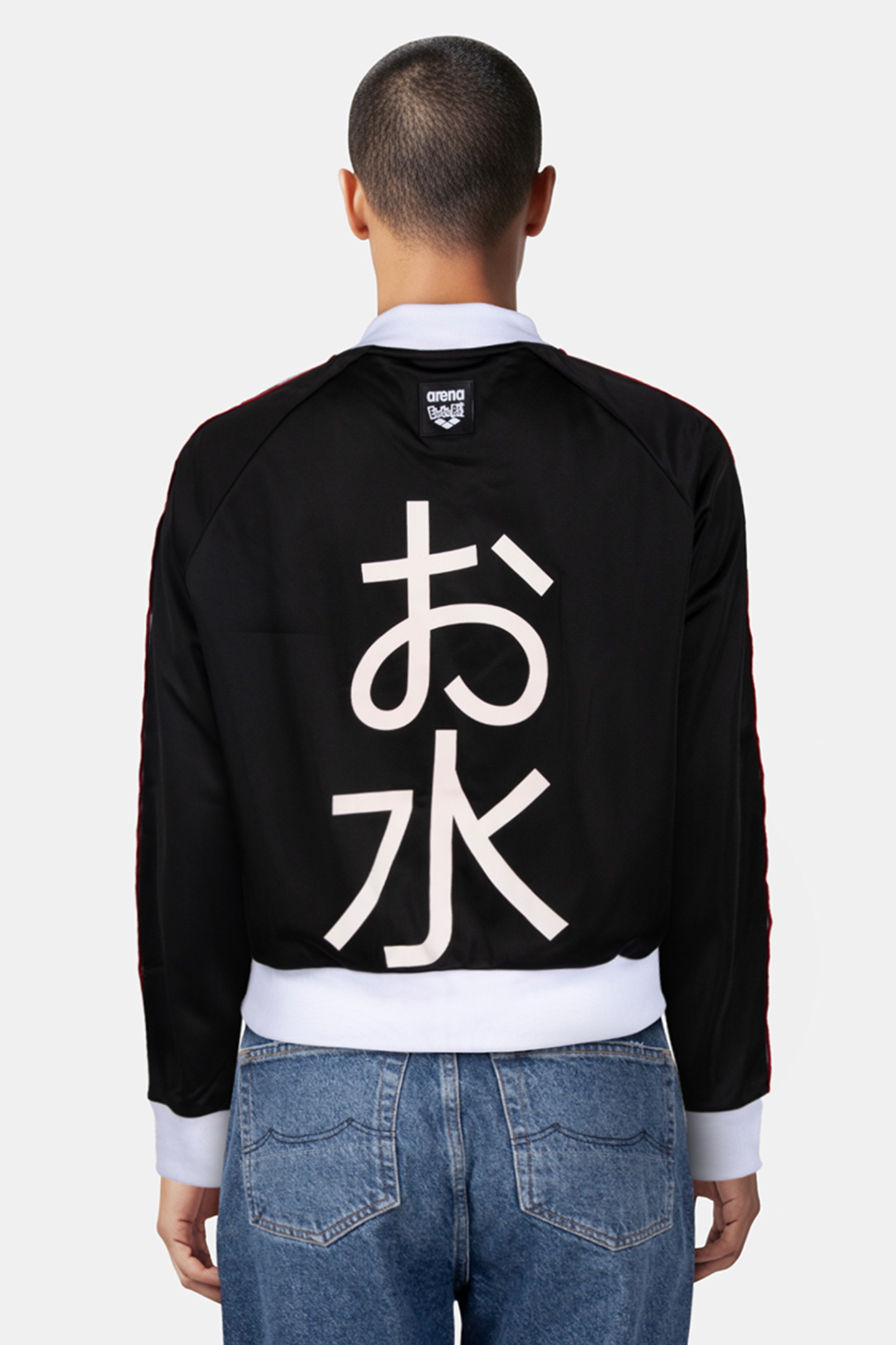 W RELAX IV TEAM JACKET MIZU BLACK WHITE BLACK 2