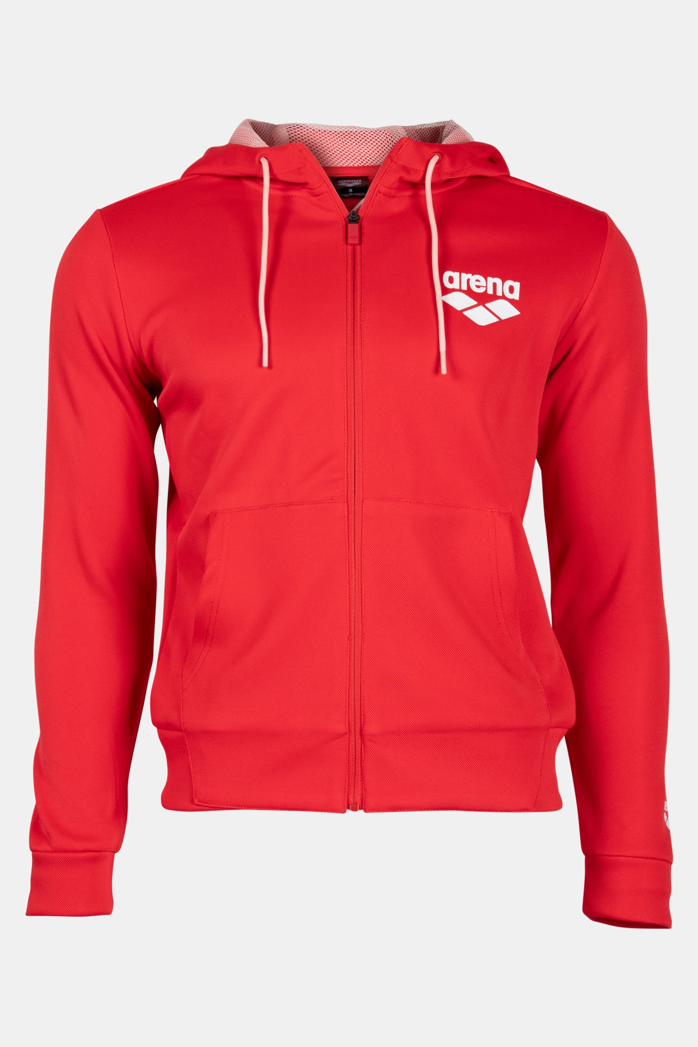 WOMAN HOODIE FULL ZIP A-AFW817S23 POPPY RED 17 1664 TPG 5