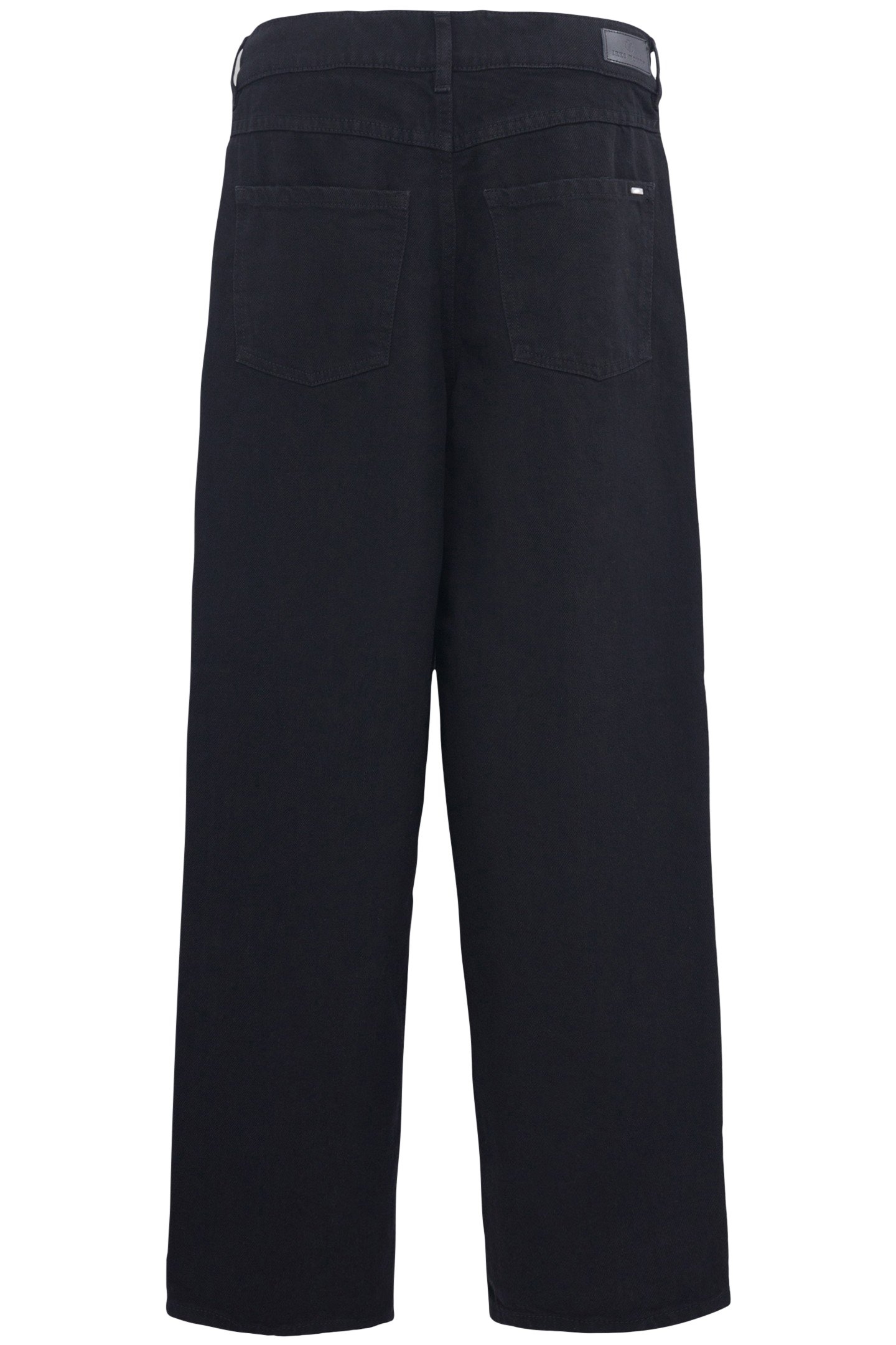 7/8TH STRAIGHT BLACK JEANS BLACK 3