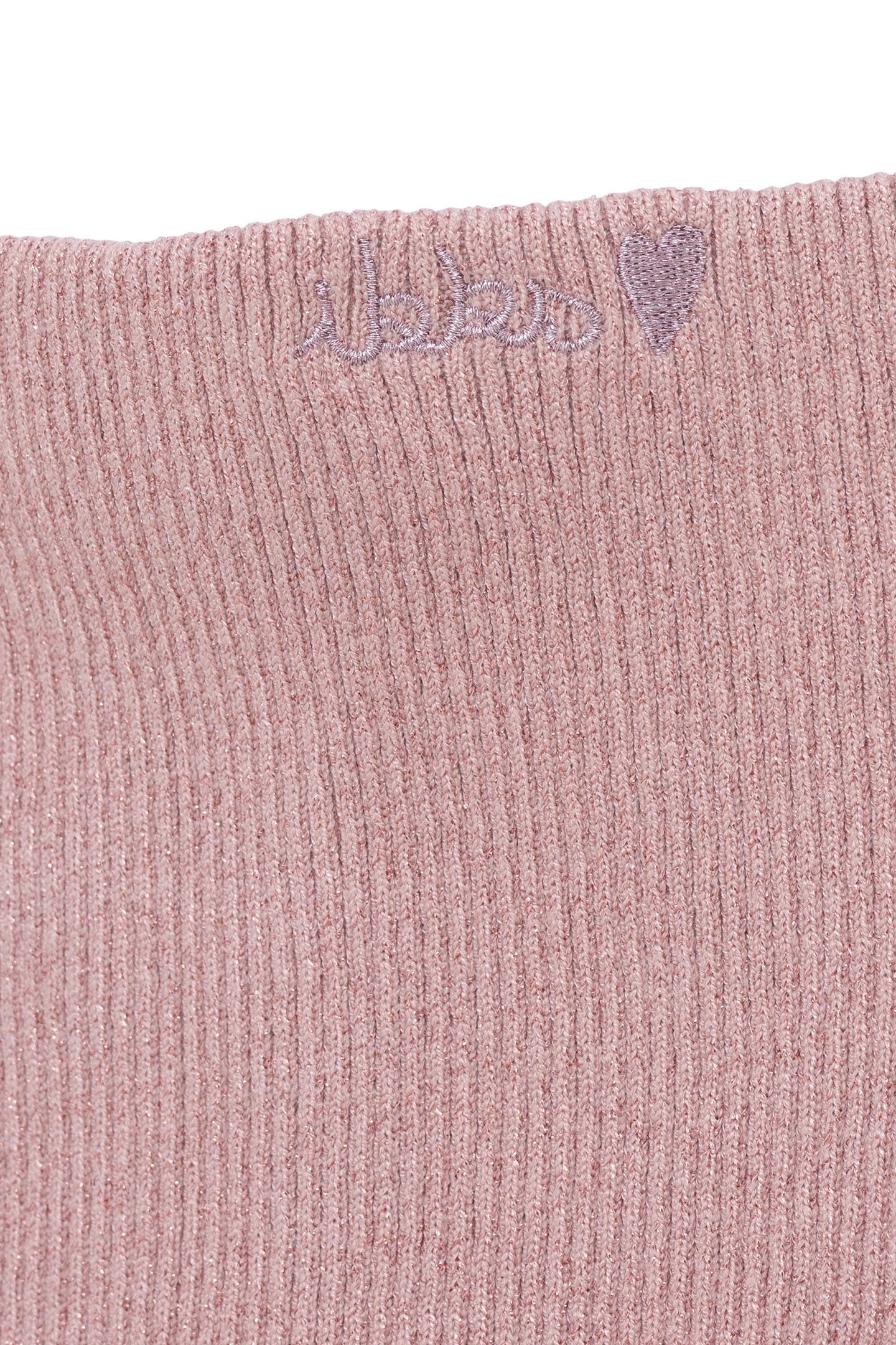 PINK KNITTED RECYCLED SNOOD FOR GIRLS 5