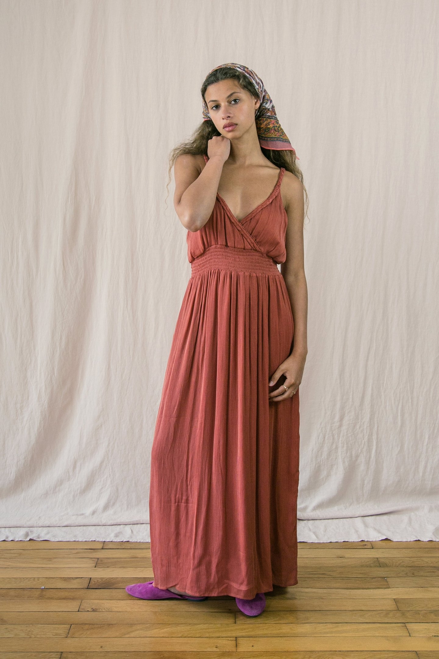 DRESS PLUM TERRACOTTA 1