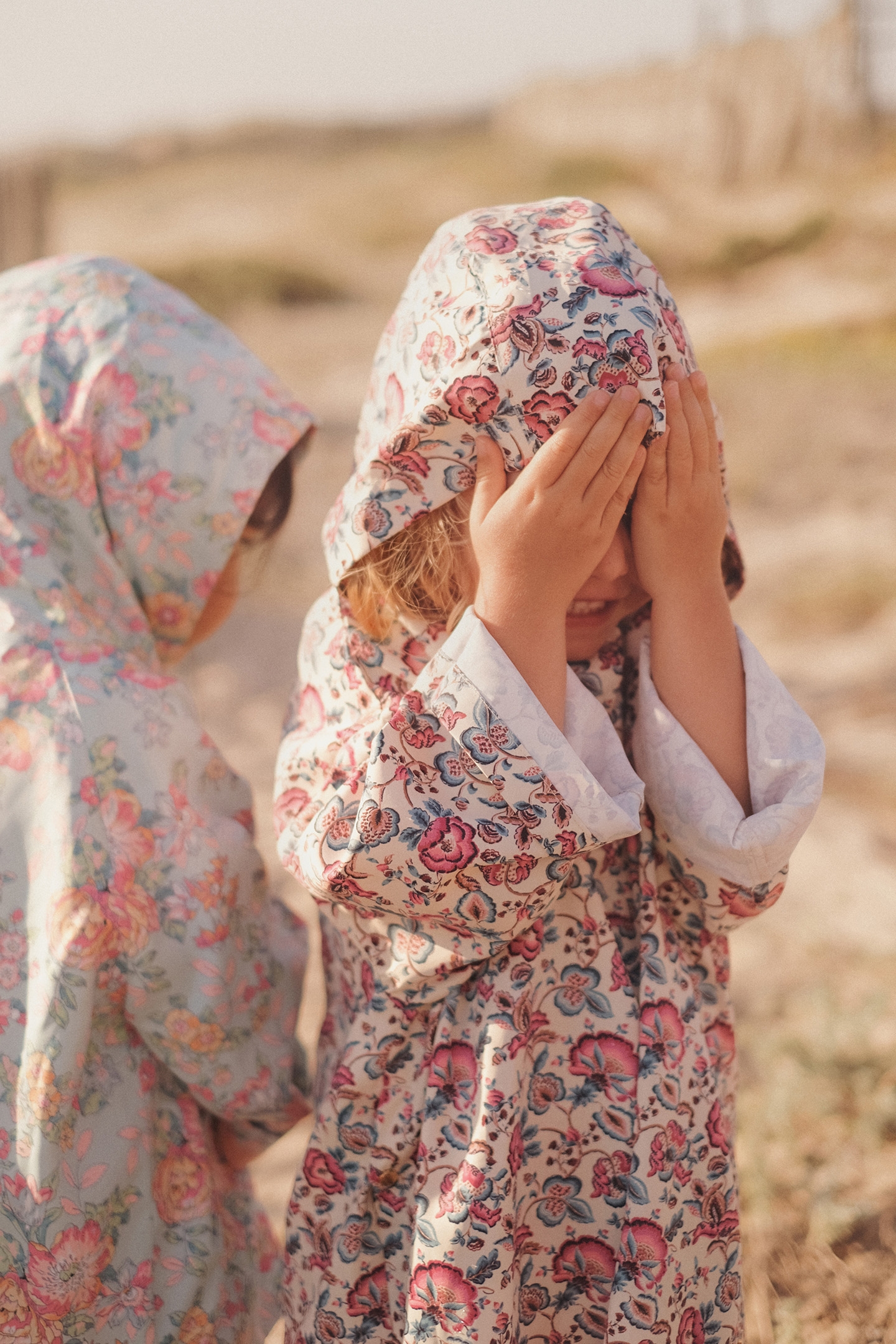 WINDBREAKER HYLINA CREAM INDIAN FLOWERS 2