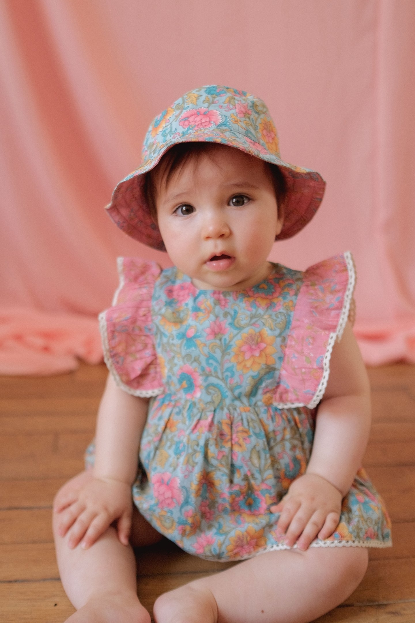 ROMPERS LENA WATER R FLOWER-PINK 1