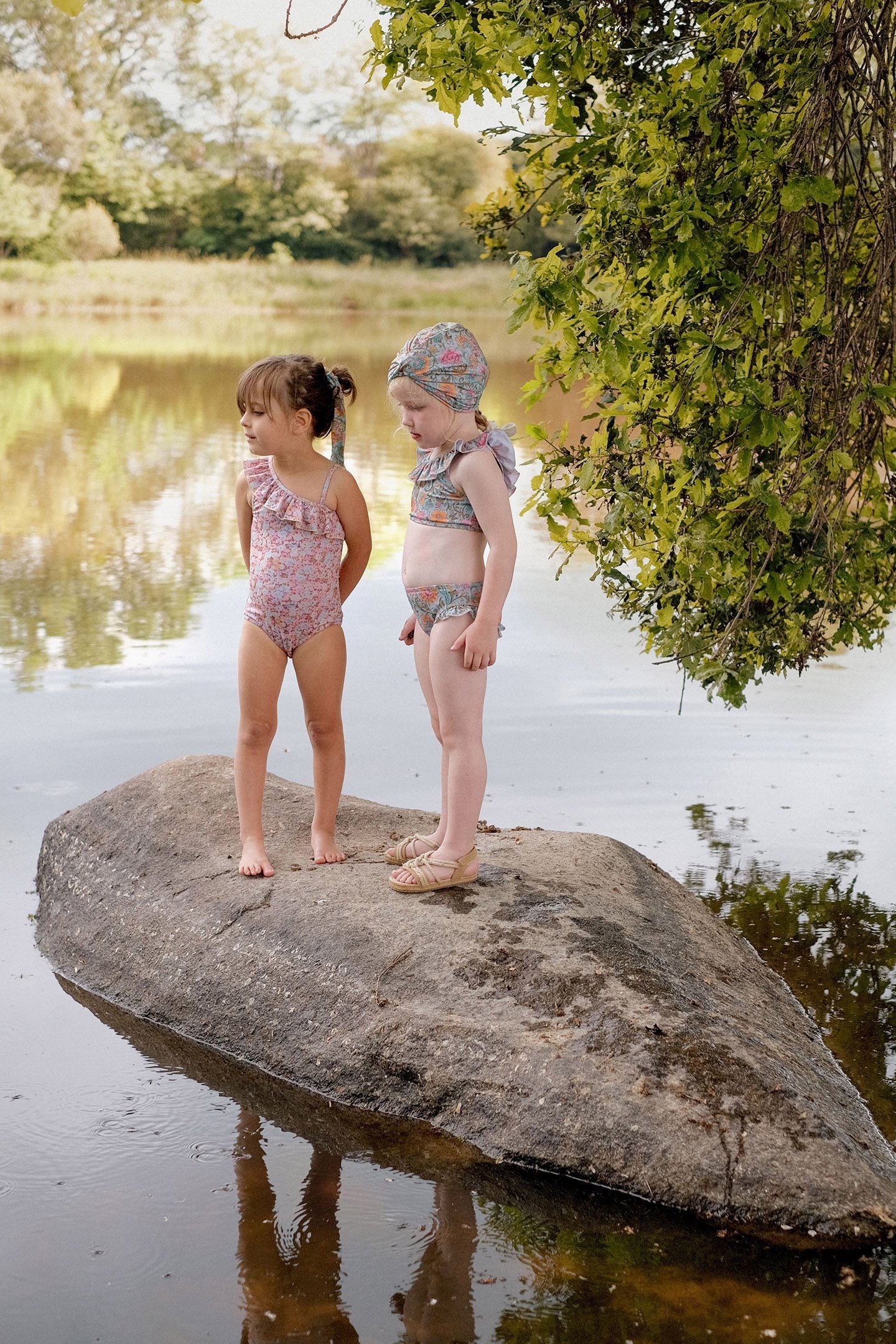 BATHING TURBAN ABINA WATER RIVER FLOWERS 4