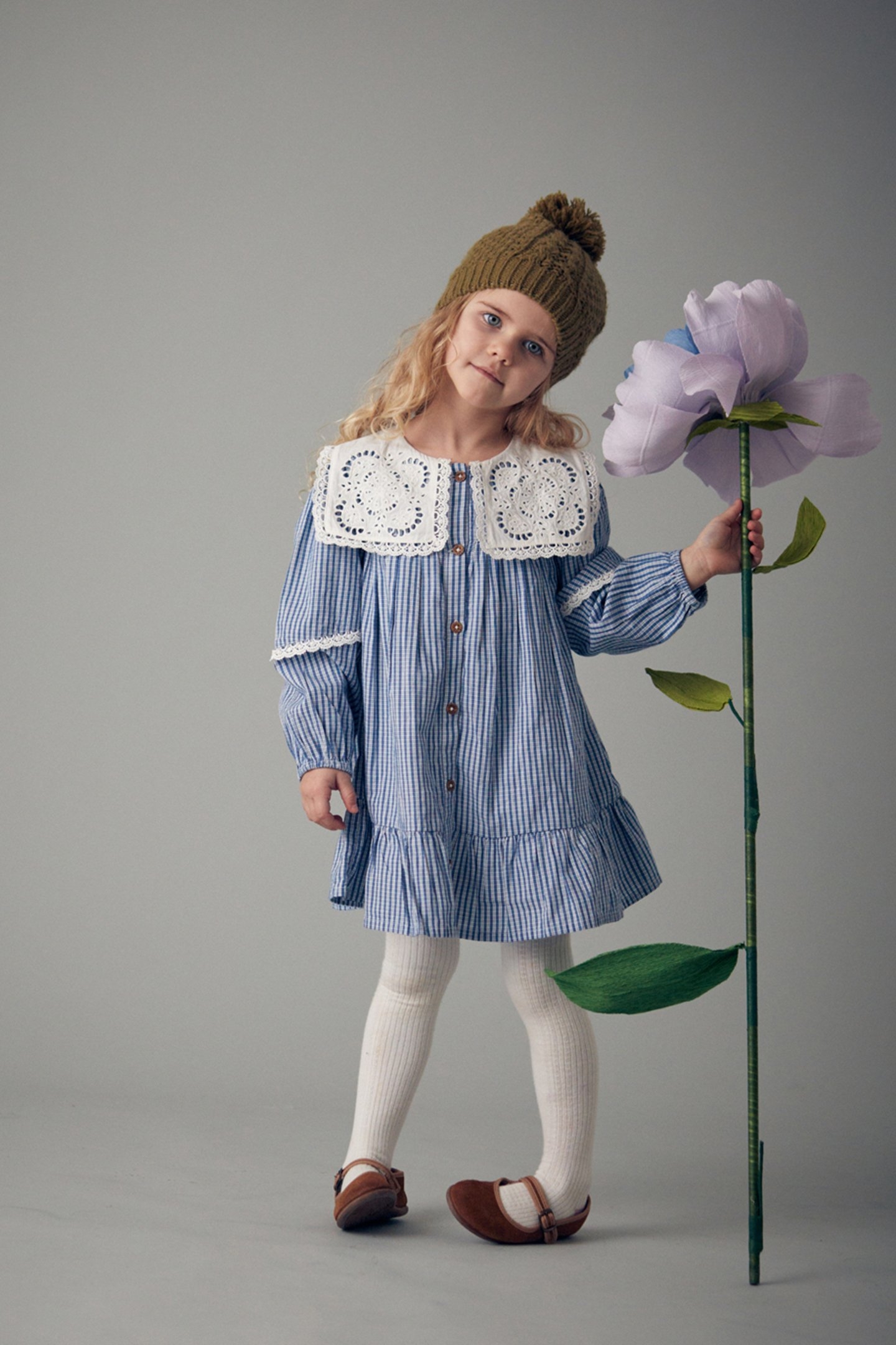 DRESS ARINOLA BLUE SONNET VICHY 1