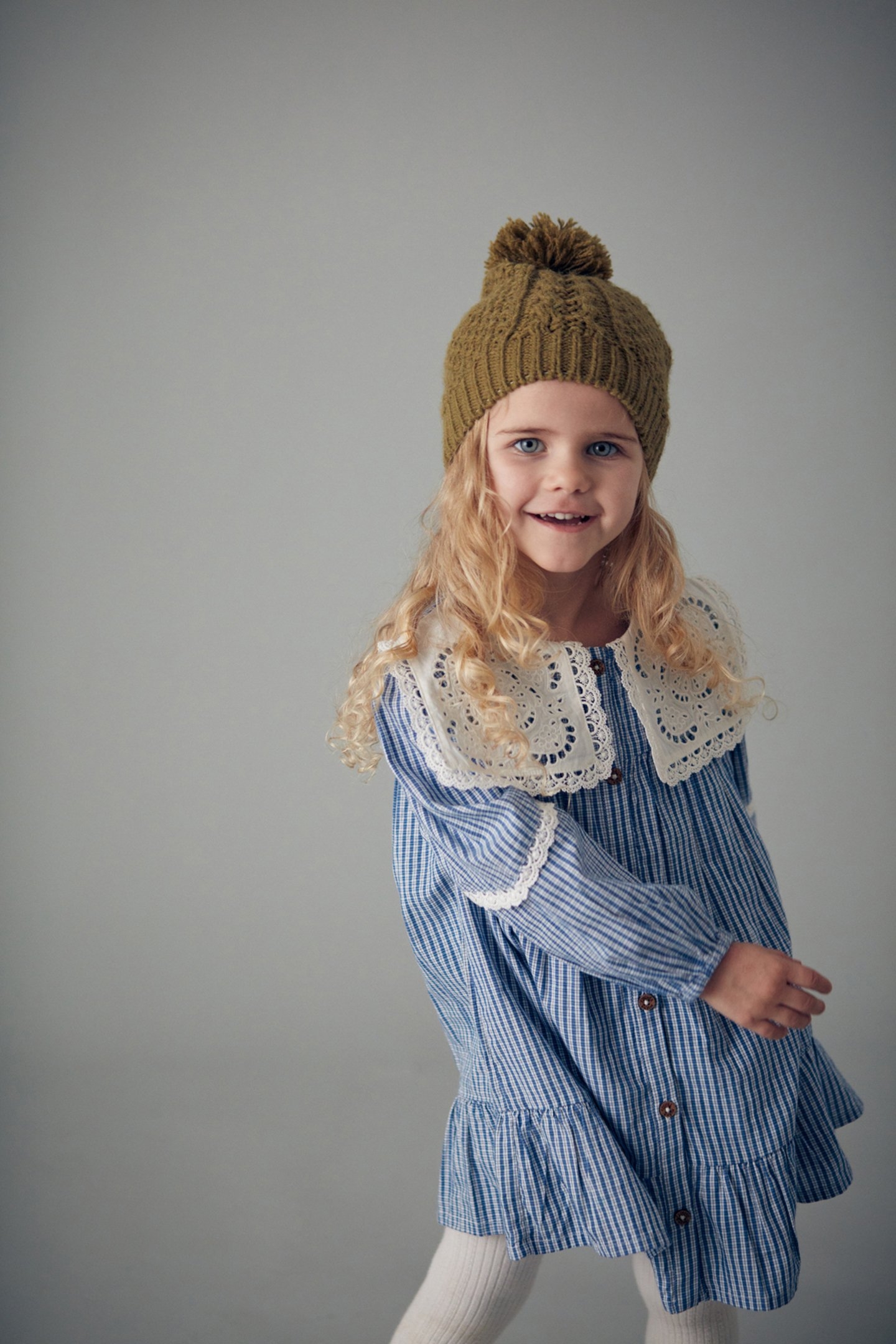 DRESS ARINOLA BLUE SONNET VICHY 4