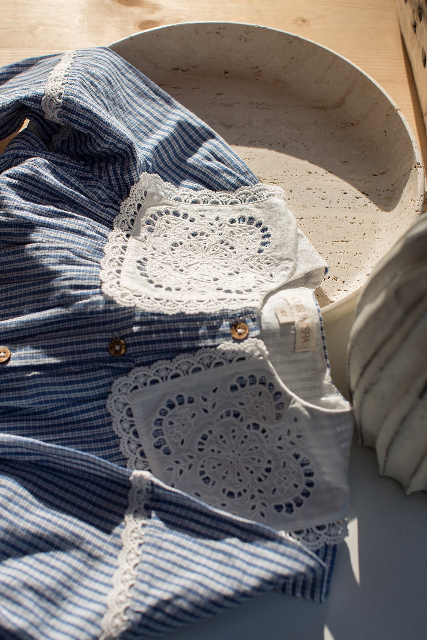 DRESS ARINOLA BLUE SONNET VICHY 8