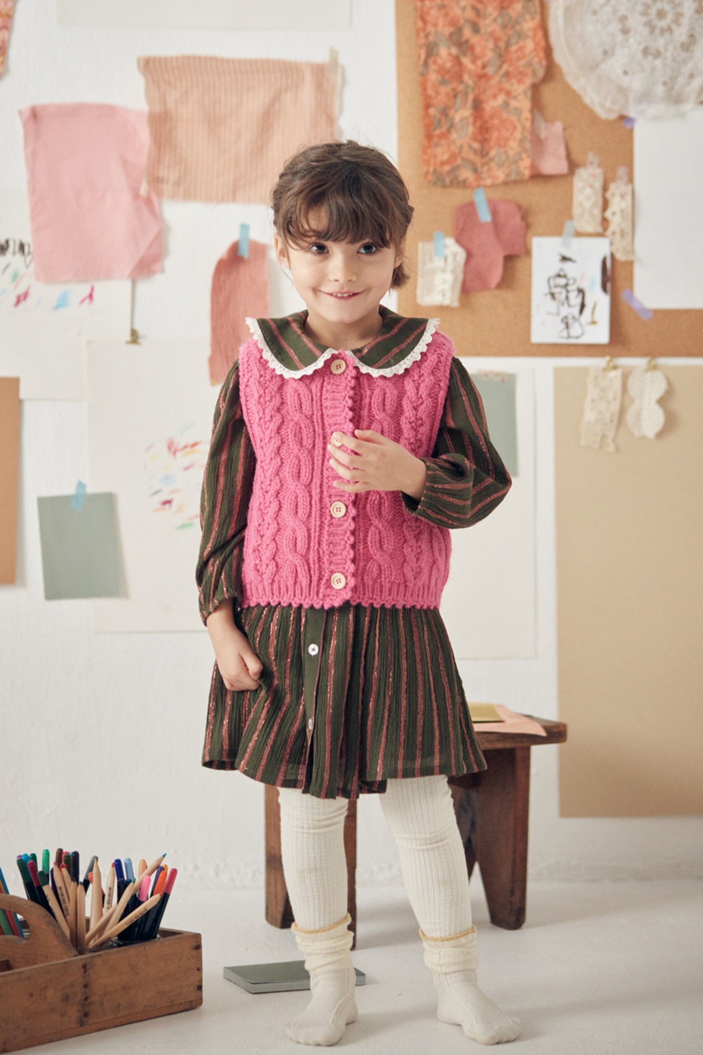 VEST ANNIE CANDY PINK 1