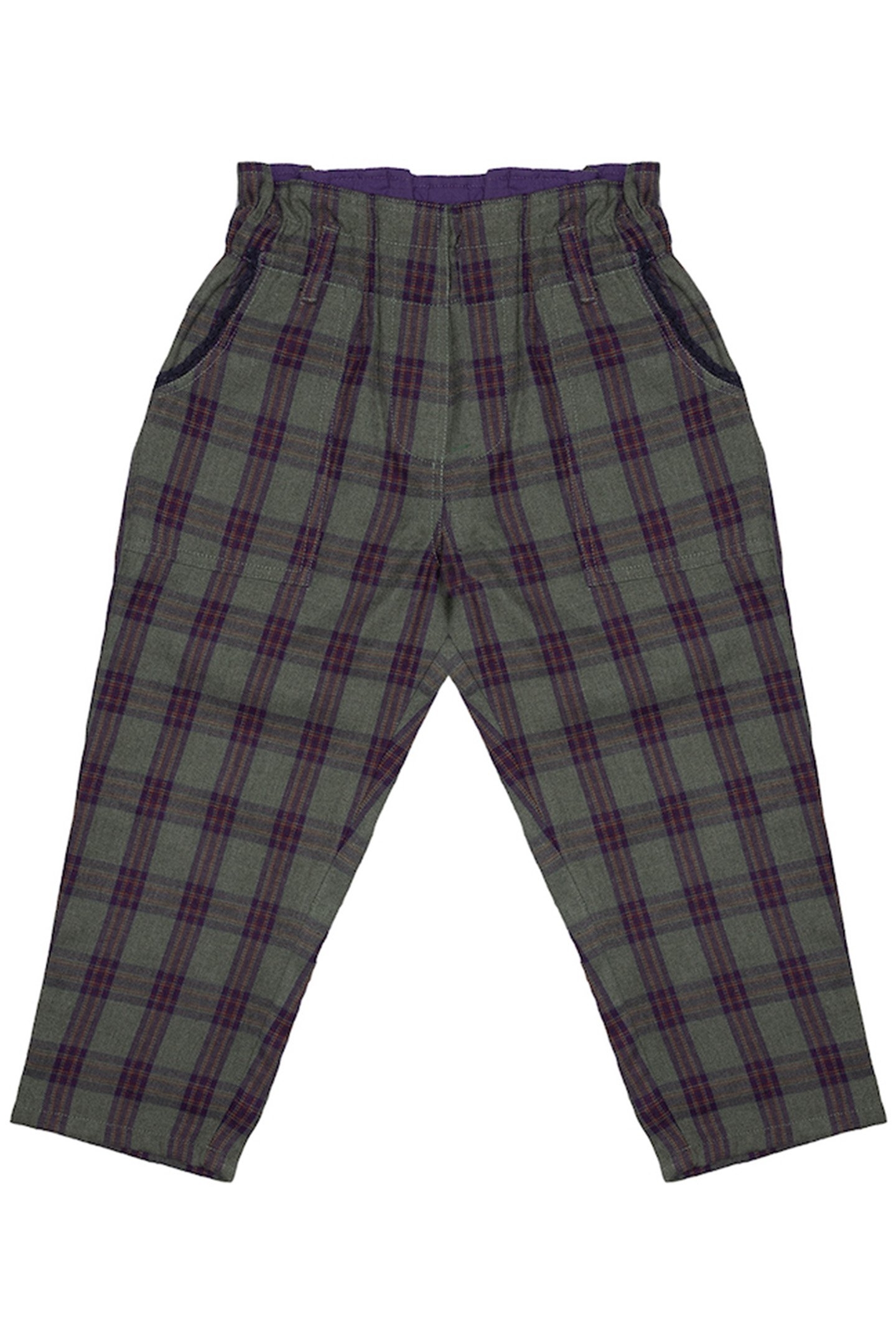 PANTS NIMA GREEN TARTAN 2