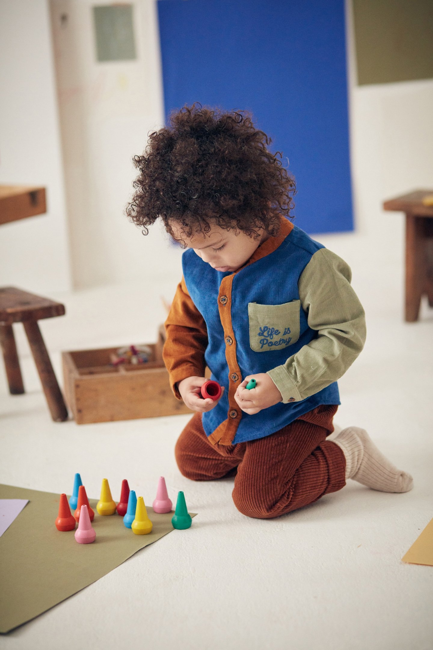 SHIRT AMOD WORK BLUE 5