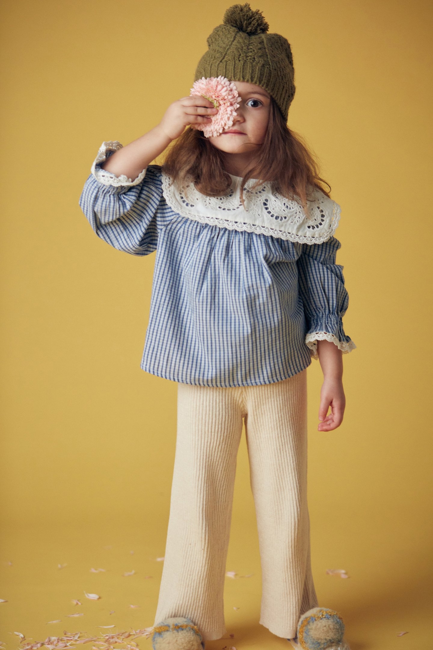 BLOUSE HENRIETTE BLUE SONNET VICHY 1