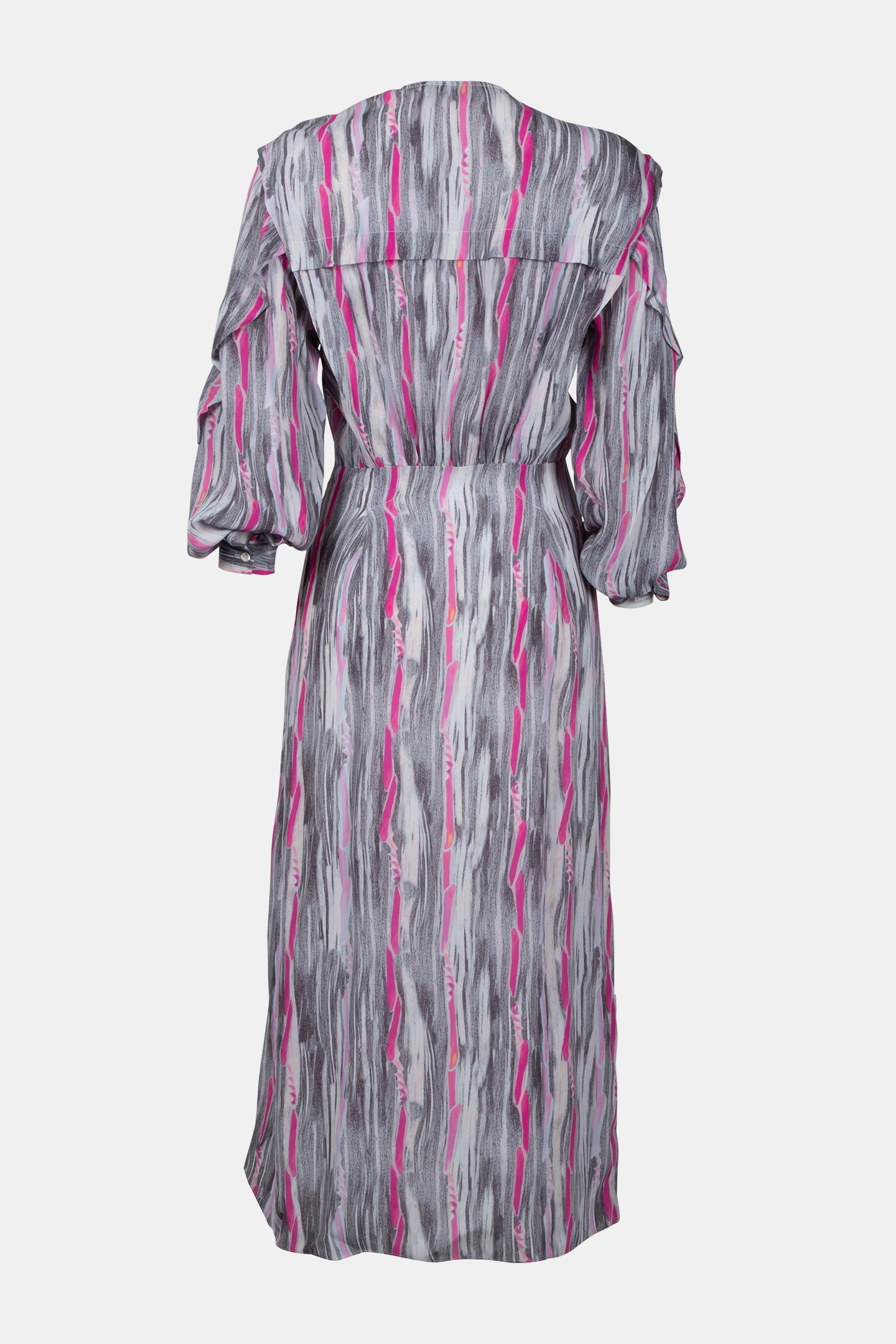 INIAM DRESS GREY/PINK 4