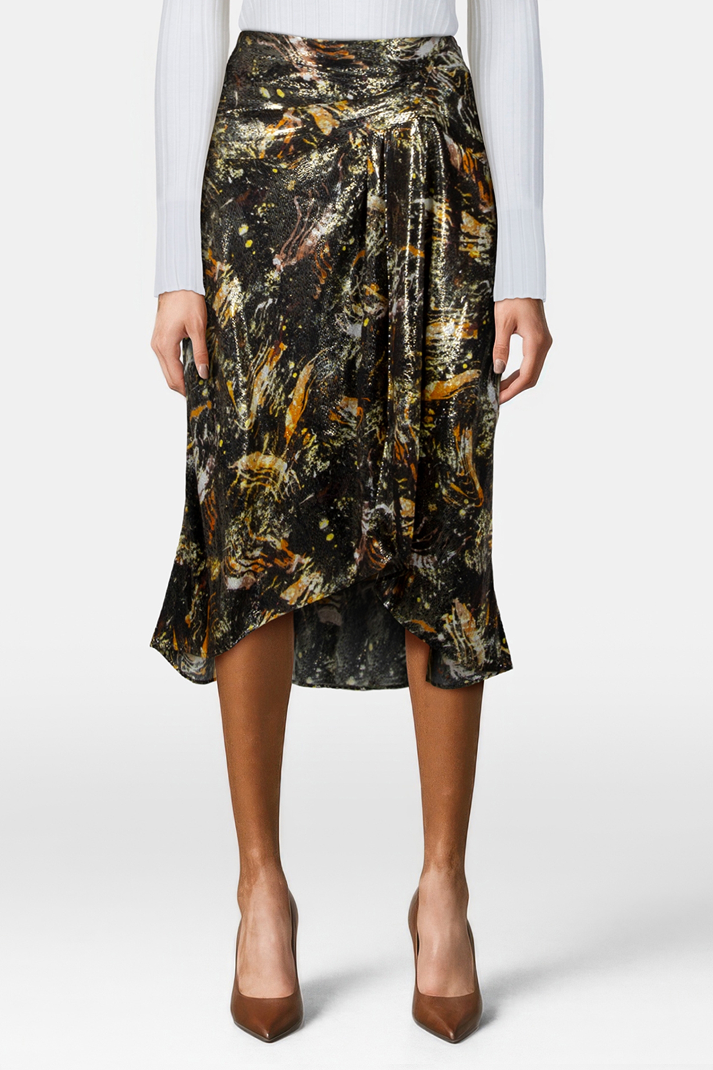 KUZMA SKIRT BLACK/GOLD 1