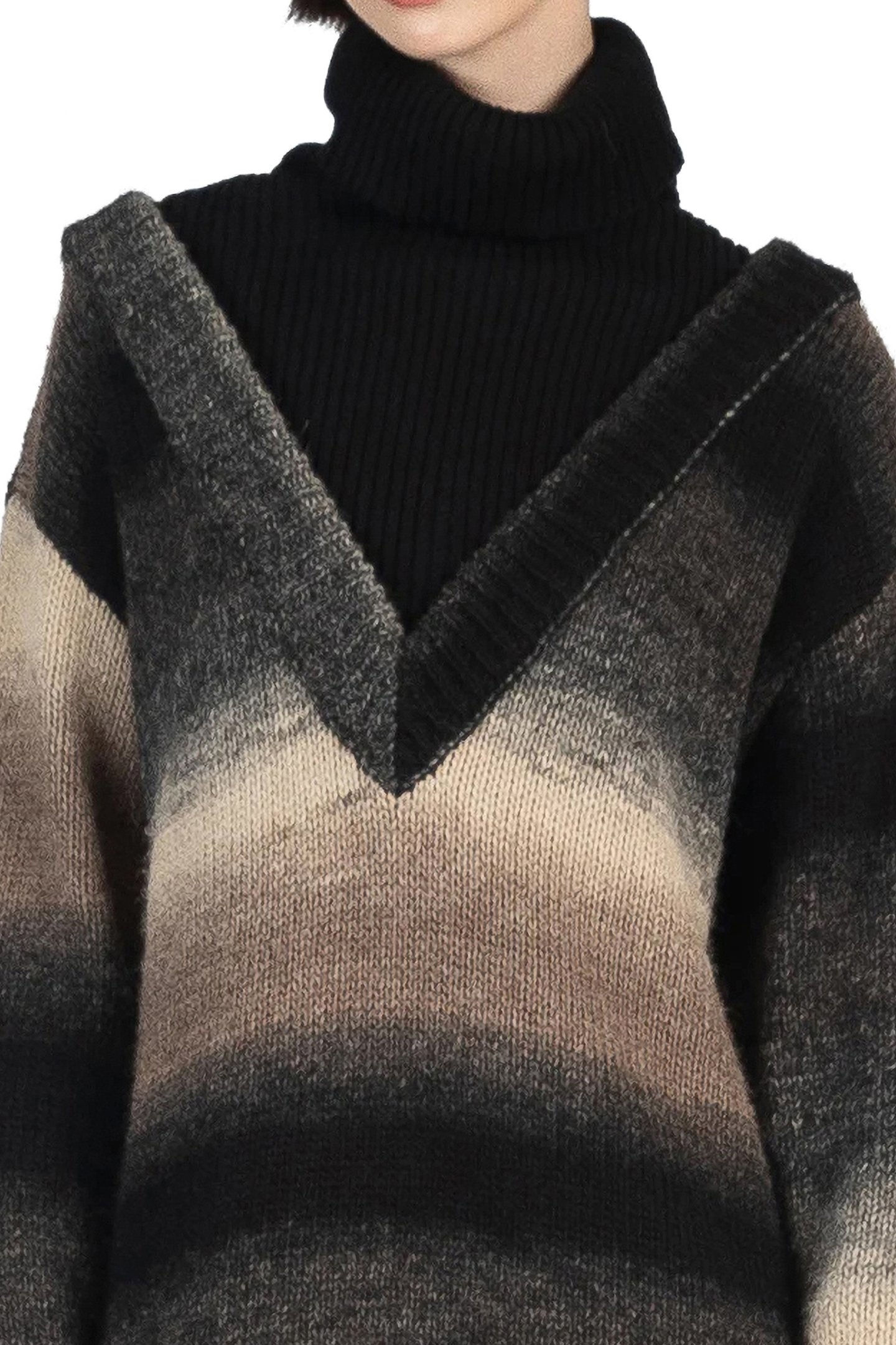 GRADIENT KNIT DRESS MULTICOLO R 4