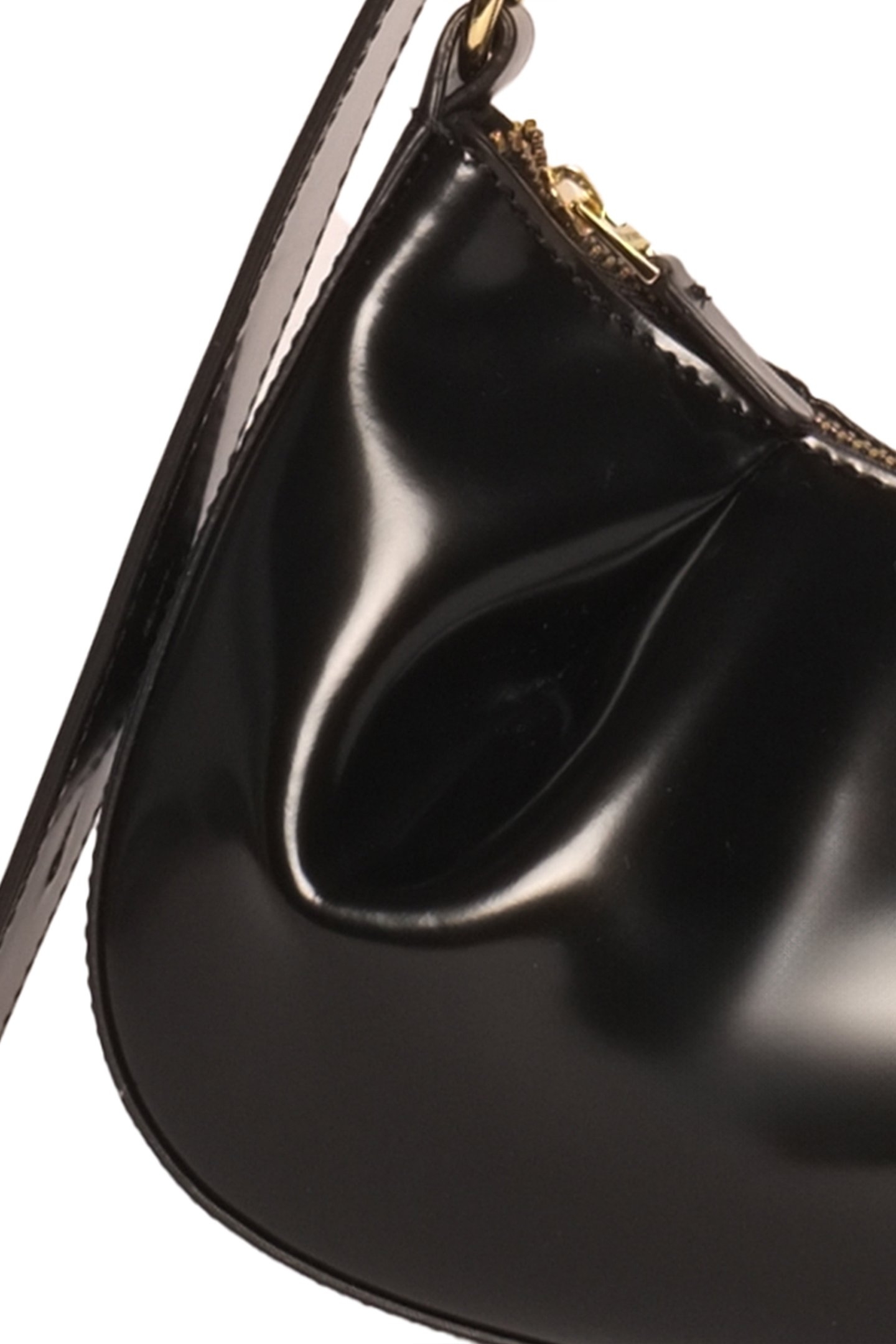 DIMPLE MOON PATENT LEATHER BLACK 3