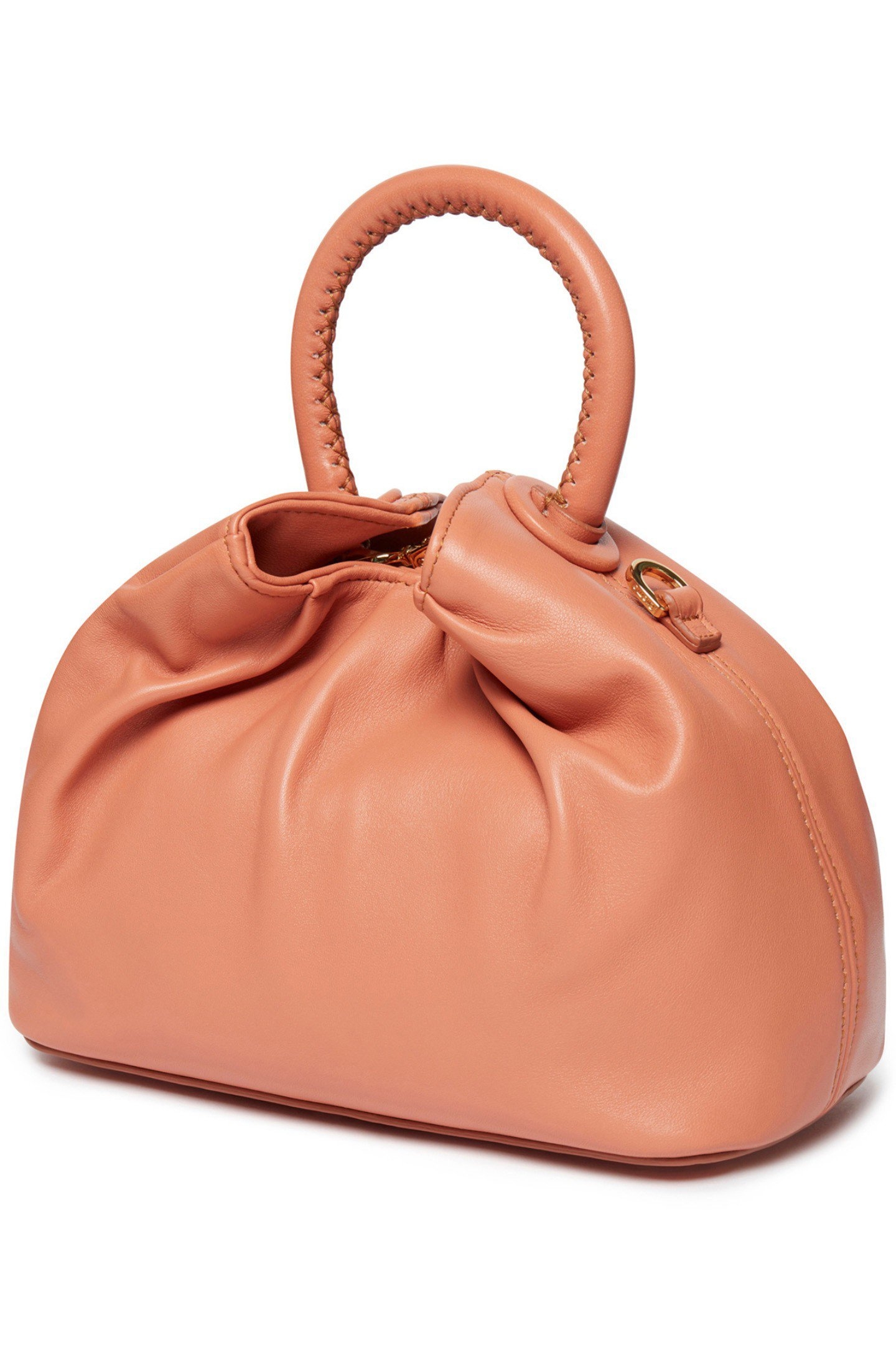 SMALL DUMPLING LEATHER PINK 3