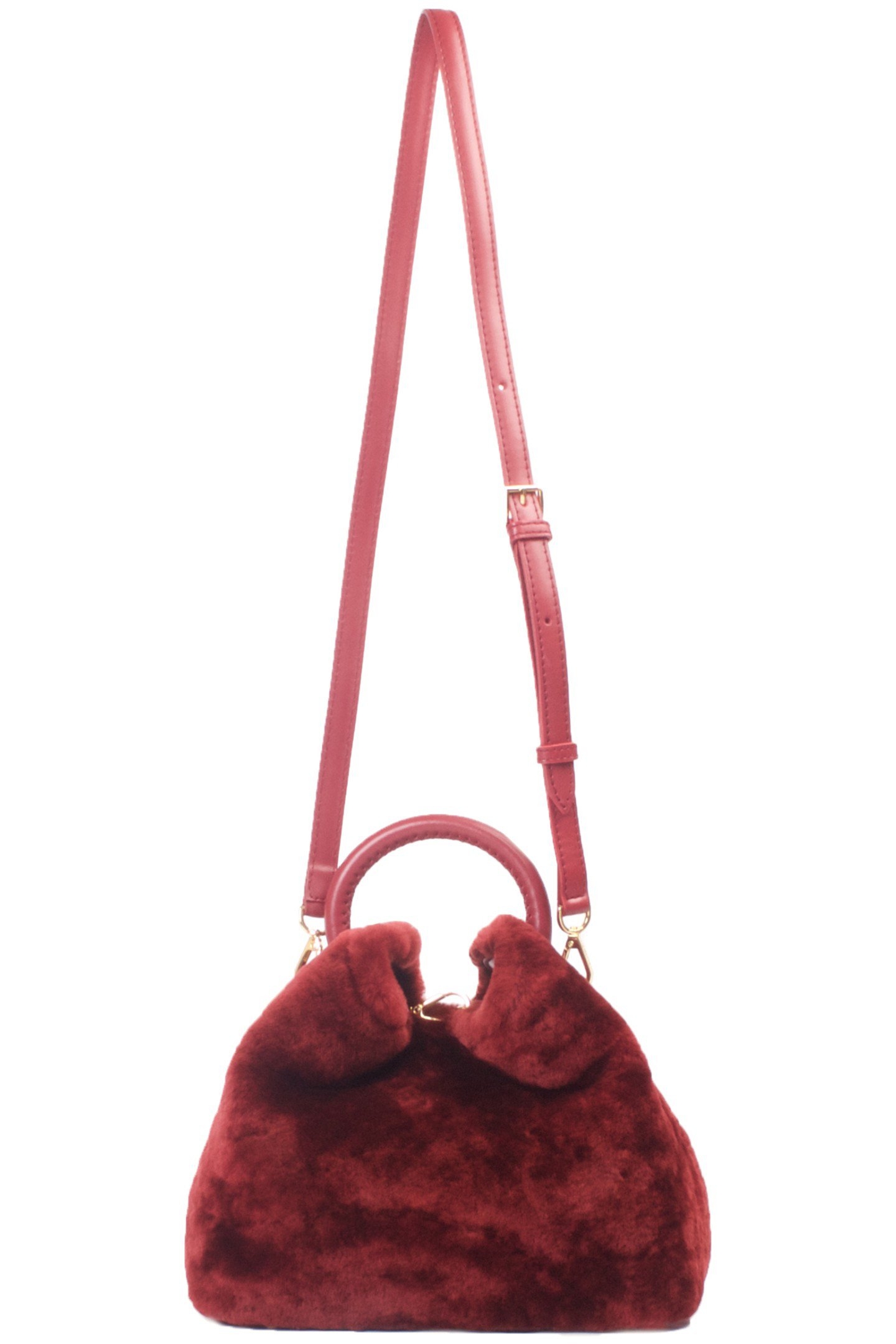 BAOZI SHEARLING RED PRUNE 2