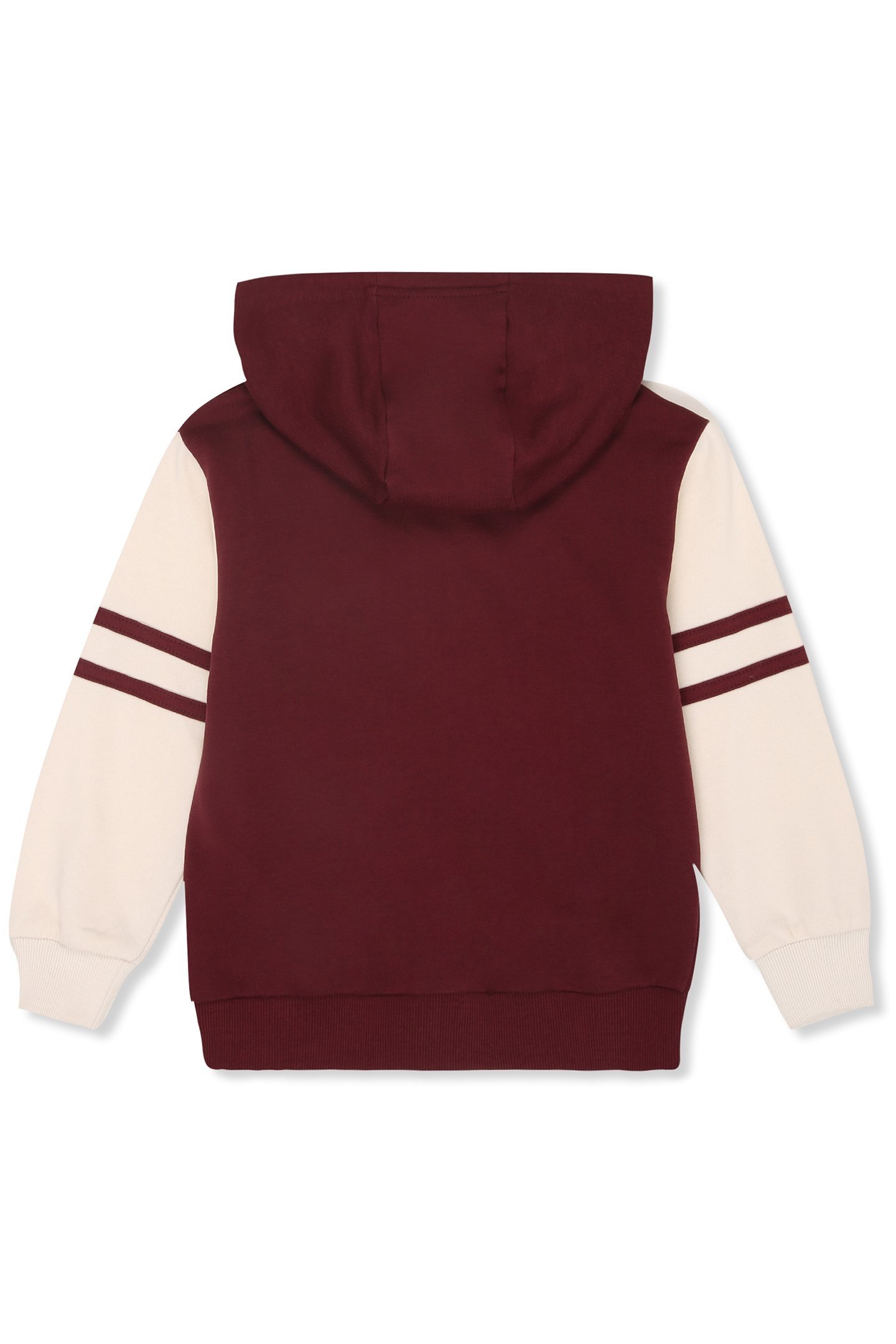 UNISEX VERCELLI REGULAR HOODED TRACK JACKET FIG-EGRET 2