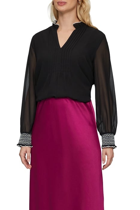 S.OLIVER BLOUSE BLACK 1