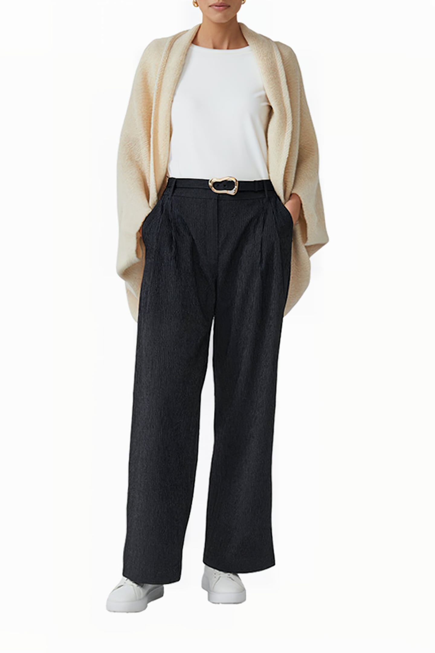 S.OLIVER CARDIGAN GREY/BLACK 2