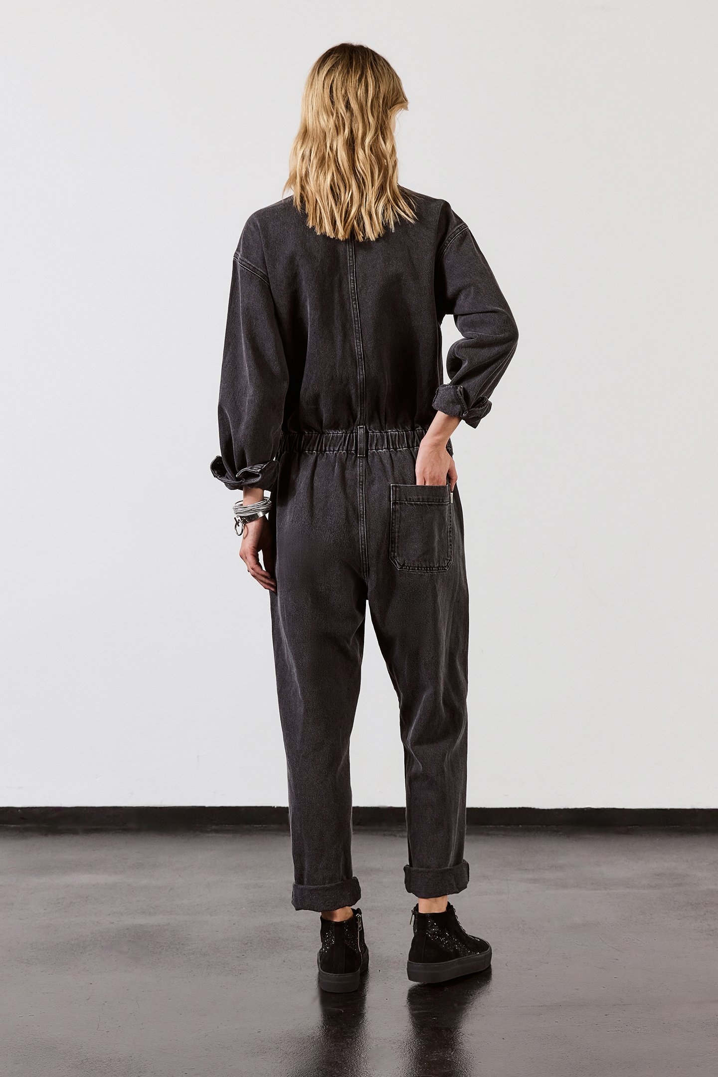 THE BLACK DENIM JUMPSUIT 2