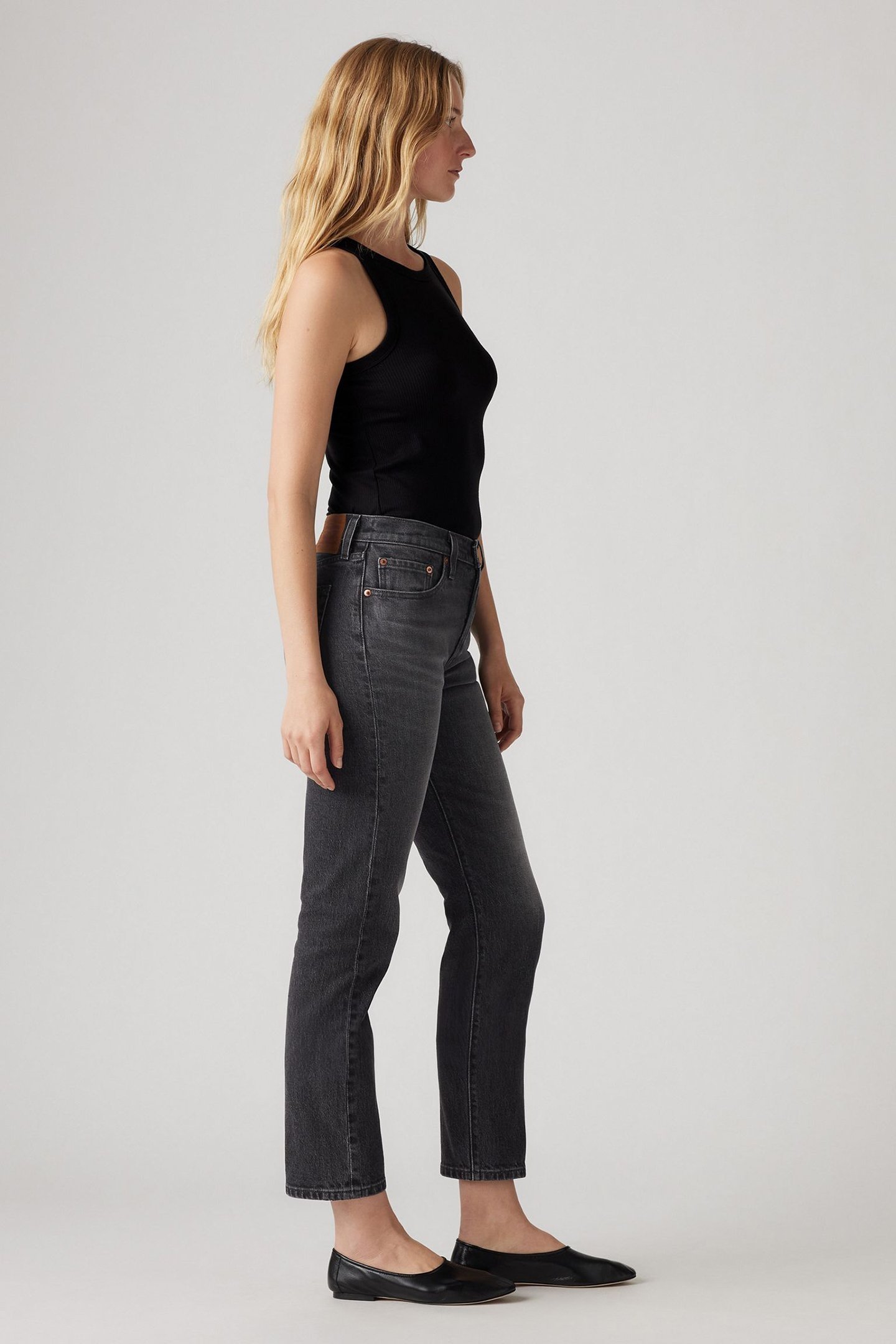 501® CROP JEANS BLACK 5