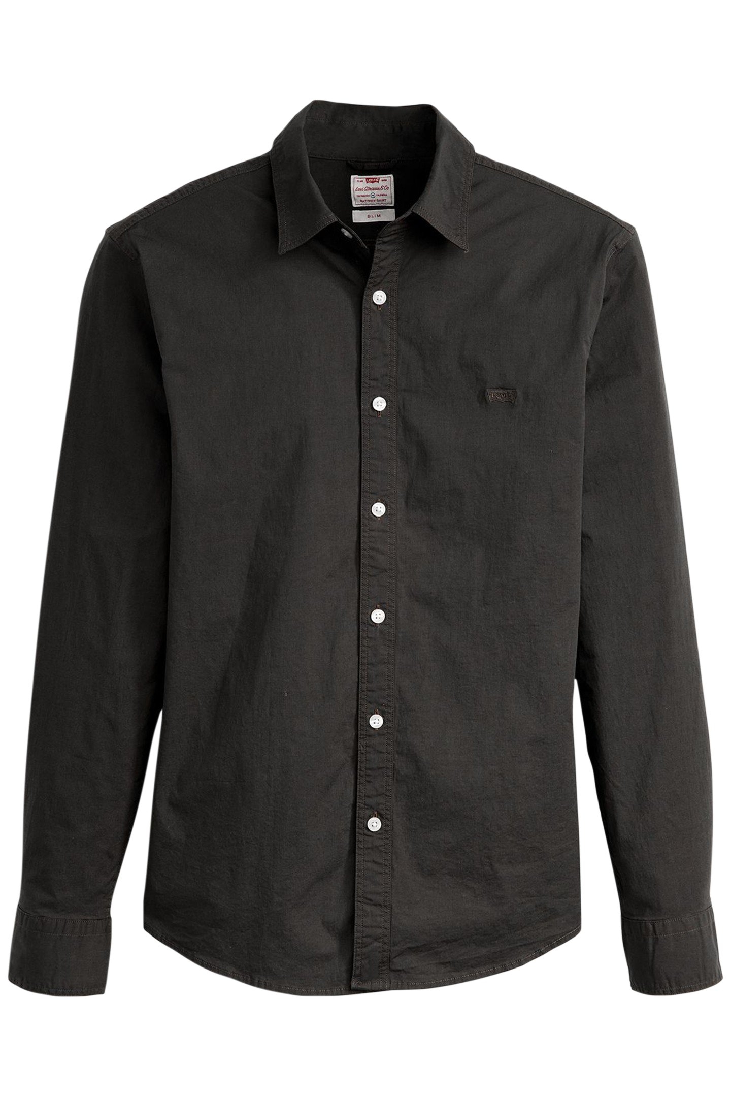 BATTERY HOUSEMARK SLIM FIT SHIRT BLACK 3